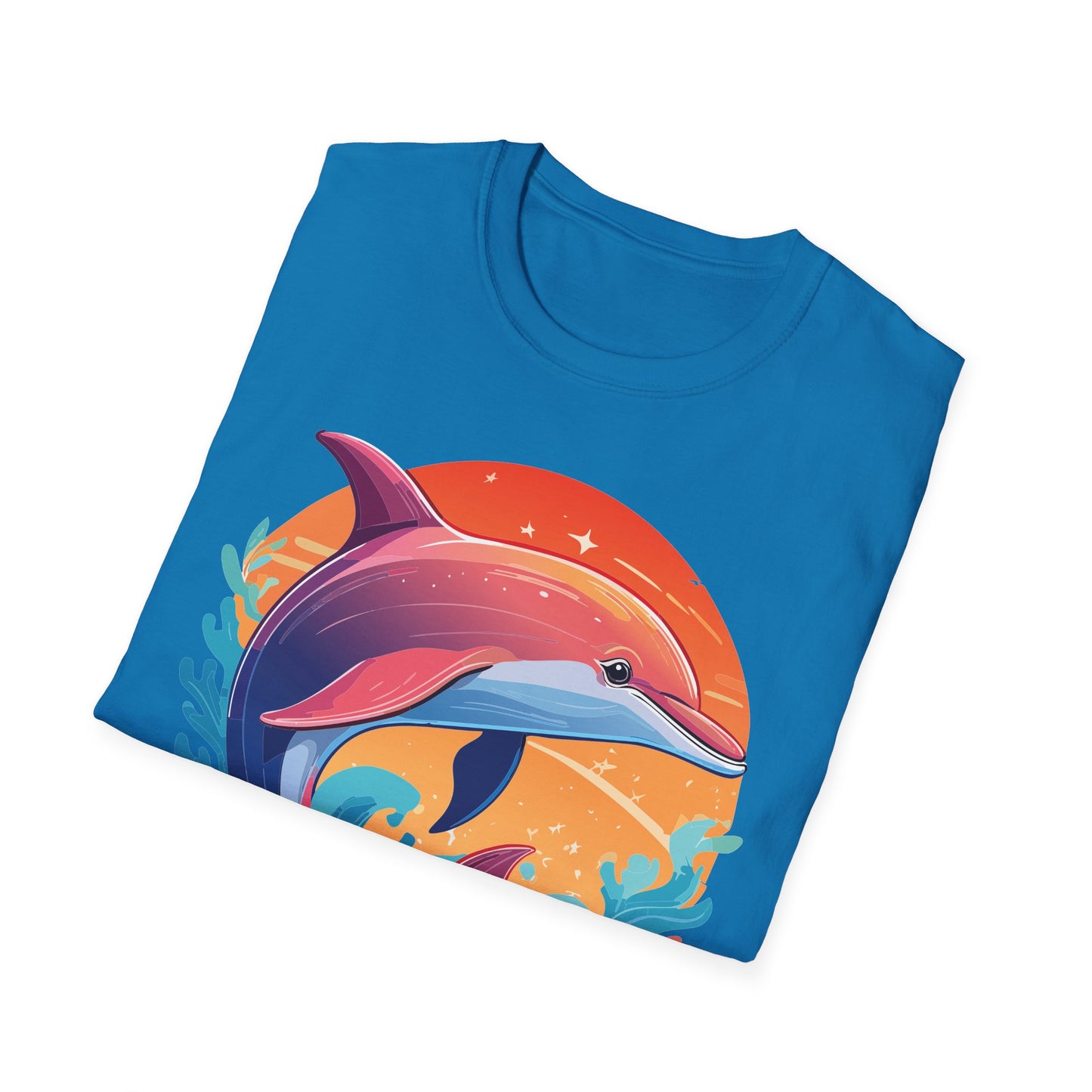 Dolphin Shirts, Shirt with Dolphin, Fish Tee Shirt, Animal Shirt