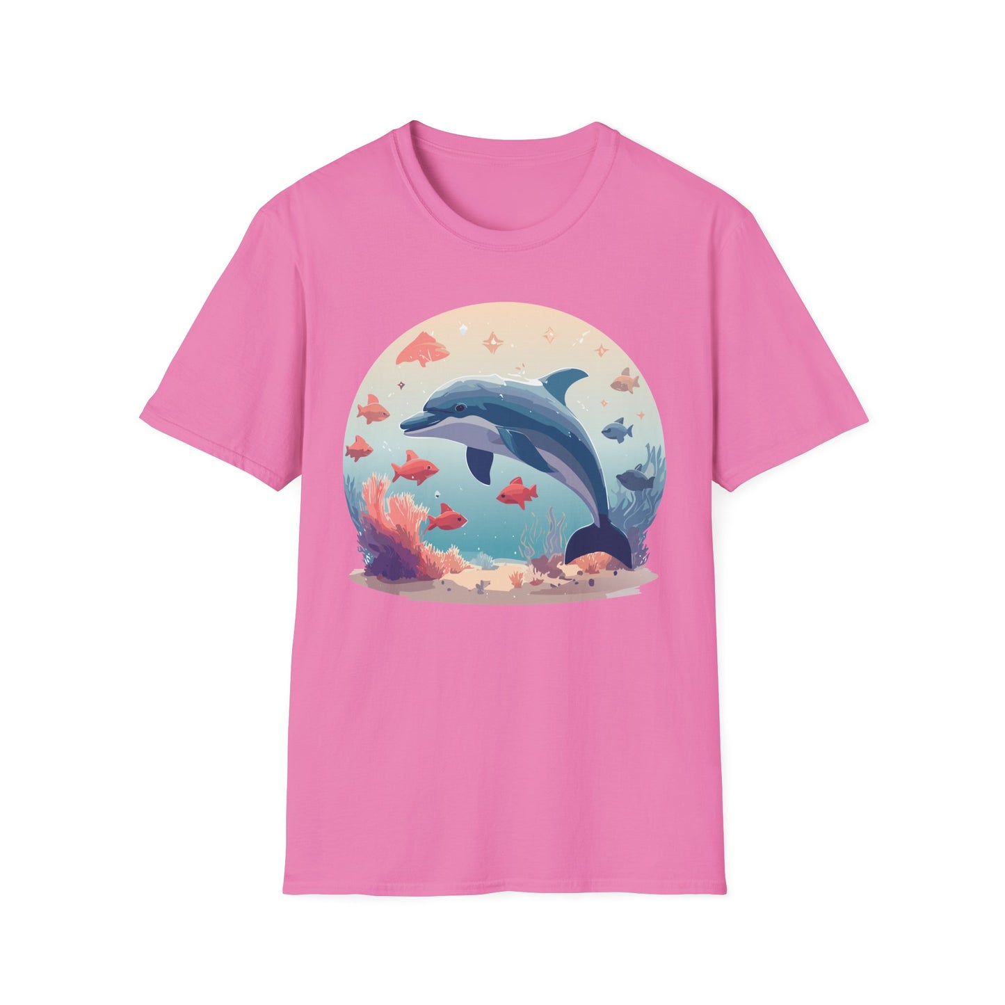 Dolphin Shirts, Shirt with Dolphin, Fish Tee Shirt, Animal Shirt