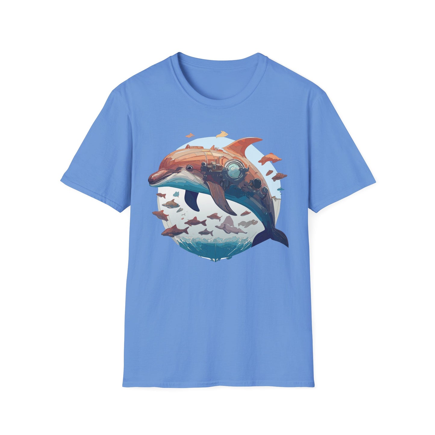 Dolphin Shirts, Shirt with Dolphin, Fish Tee Shirt, Animal Shirt