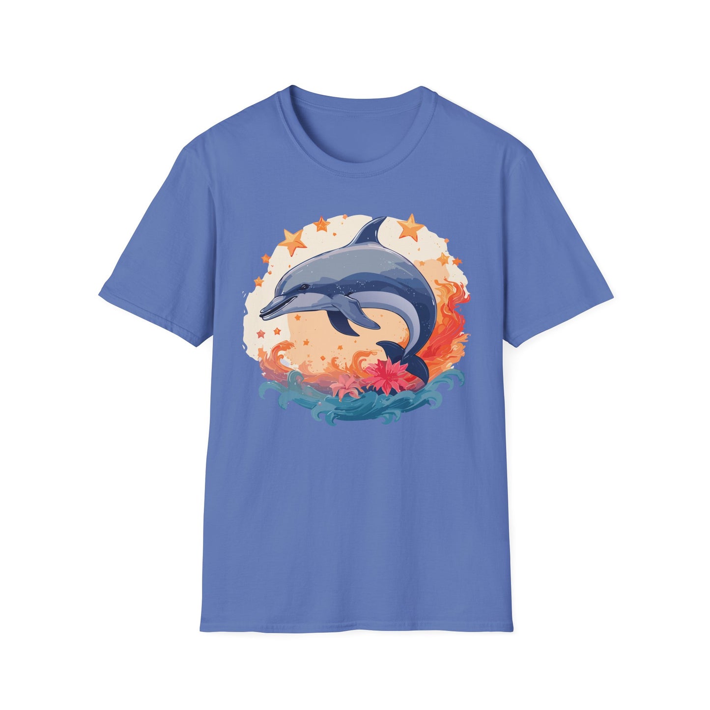 Dolphin Shirts, Shirt with Dolphin, Fish Tee Shirt, Animal Shirt