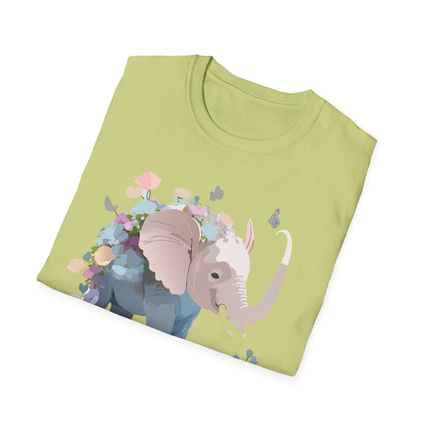 Elephant Shirt, T Shirt with Elephant, Elephant on T Shirt, T Shirt with Animation, Animals Tee Shirt