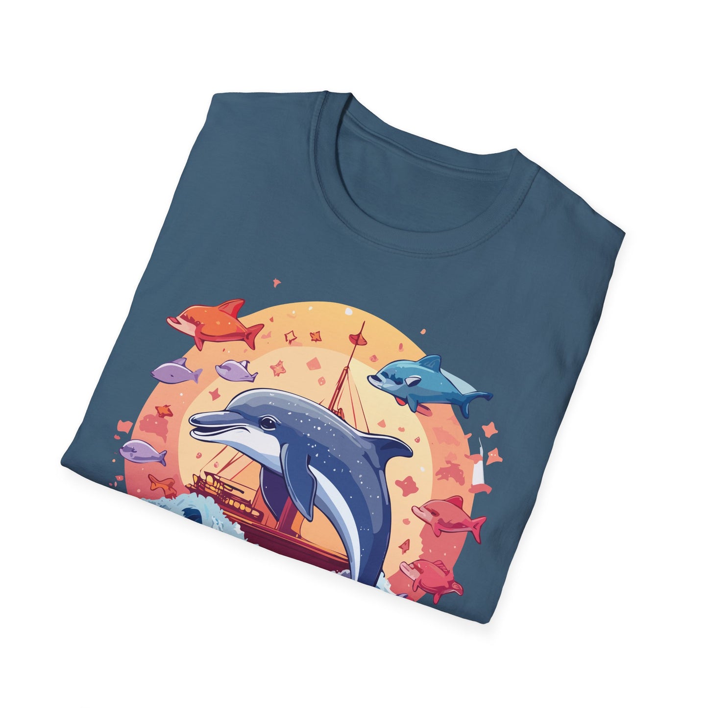 Dolphin Shirts, Shirt with Dolphin, Fish Tee Shirt, Animal Shirt