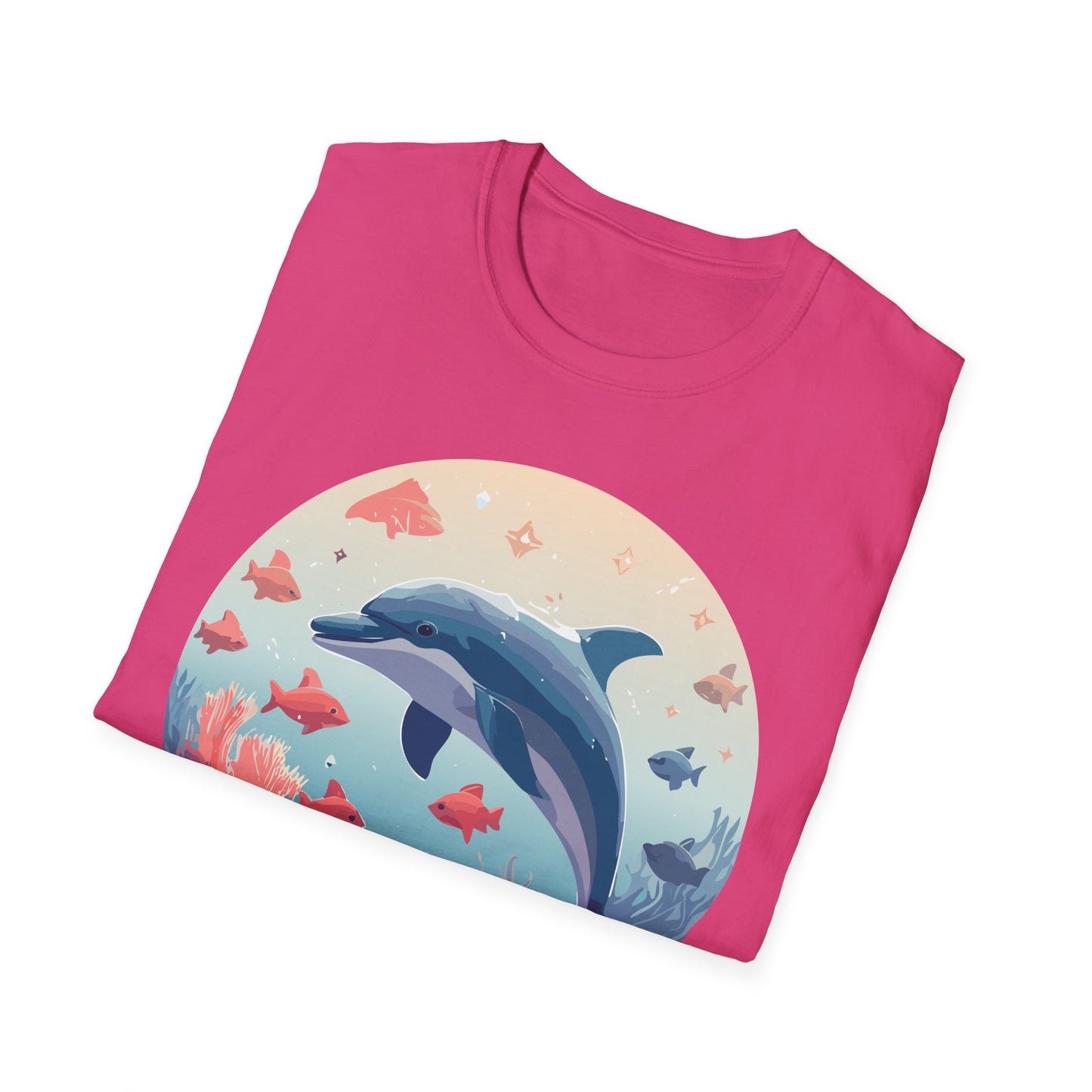 Dolphin Shirts, Shirt with Dolphin, Fish Tee Shirt, Animal Shirt