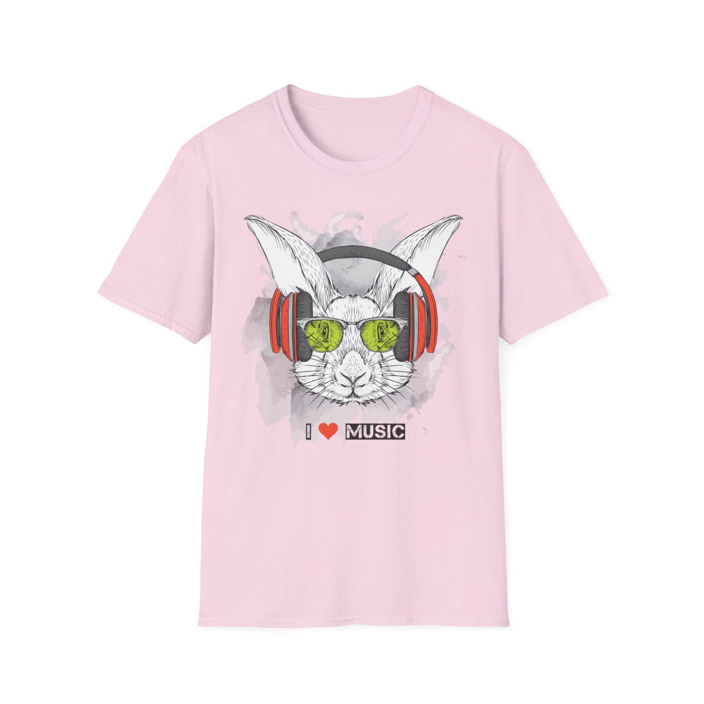 I love Music Animals Shirts, Shirt with Animals, Animals with Headphones Shirt