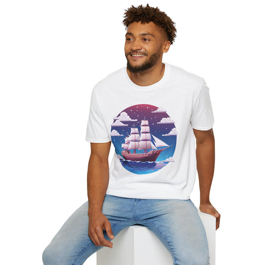 Ship T Shirt Frigate T Shirt Vessel Tee Shirt Unisex Softstyle 100 Percent Ring Spun Cotton