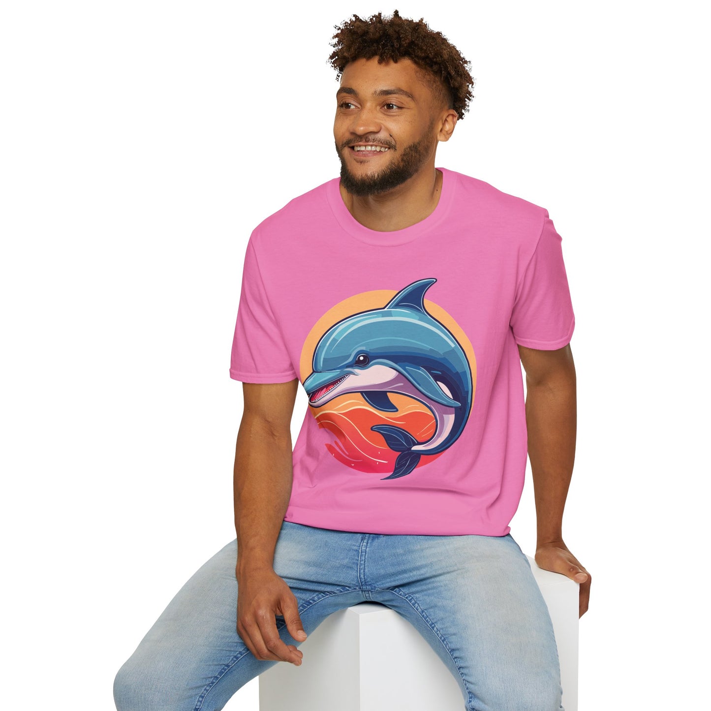 Dolphin Shirts, Shirt with Dolphin, Fish Tee Shirt, Animal Shirt