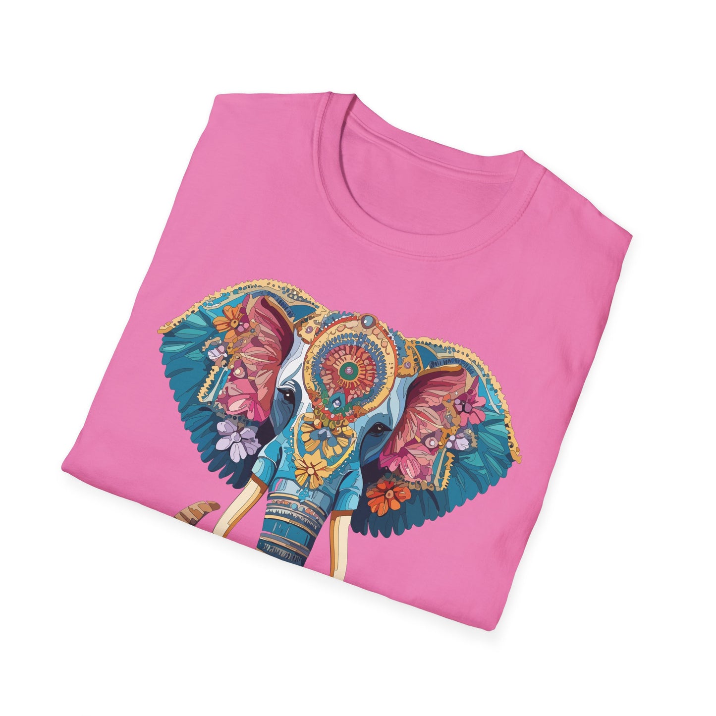 Elephant Shirt, T Shirt with Elephant, Elephant on T Shirt, T Shirt with Animation, Animals Tee Shirt