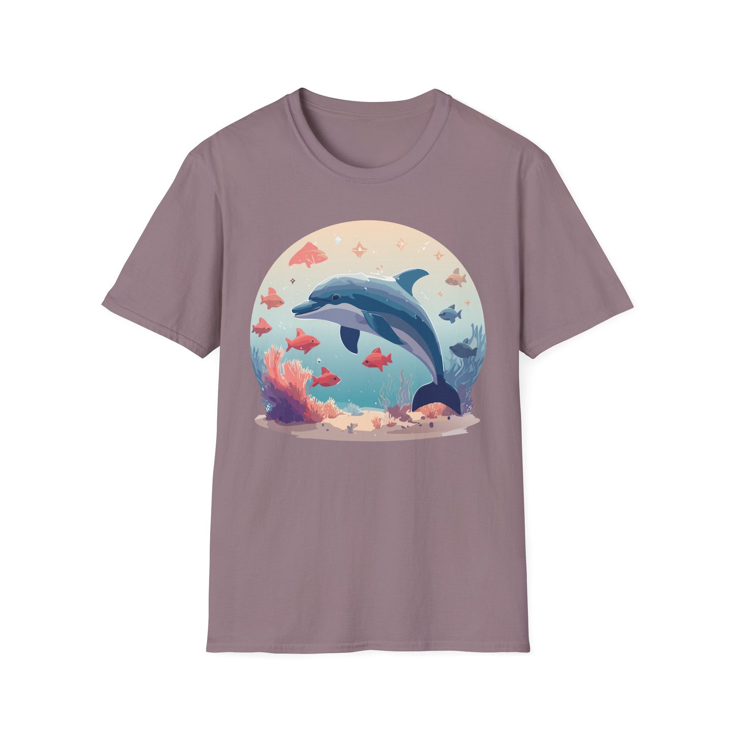 Dolphin Shirts, Shirt with Dolphin, Fish Tee Shirt, Animal Shirt