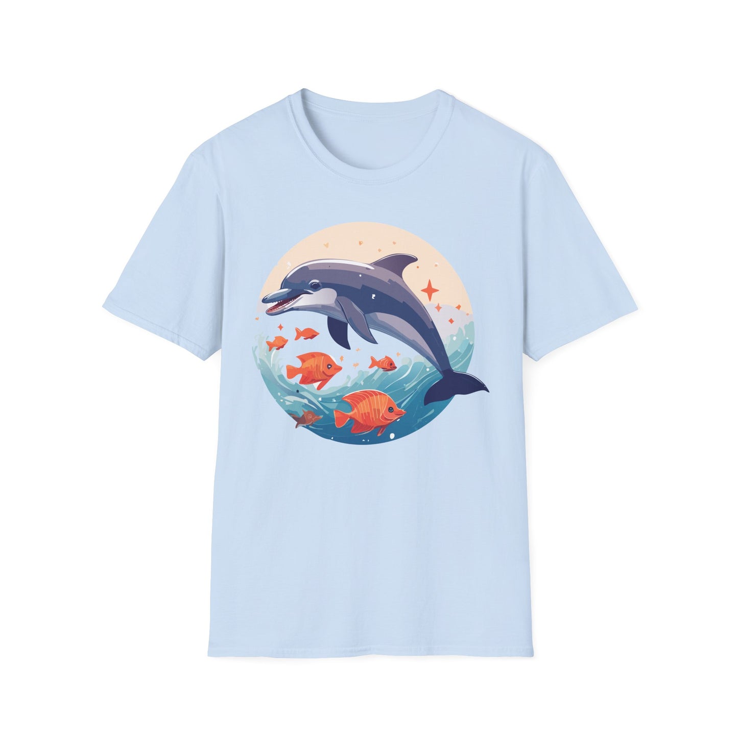 Dolphin Shirts, Shirt with Dolphin, Fish Tee Shirt, Animal Shirt