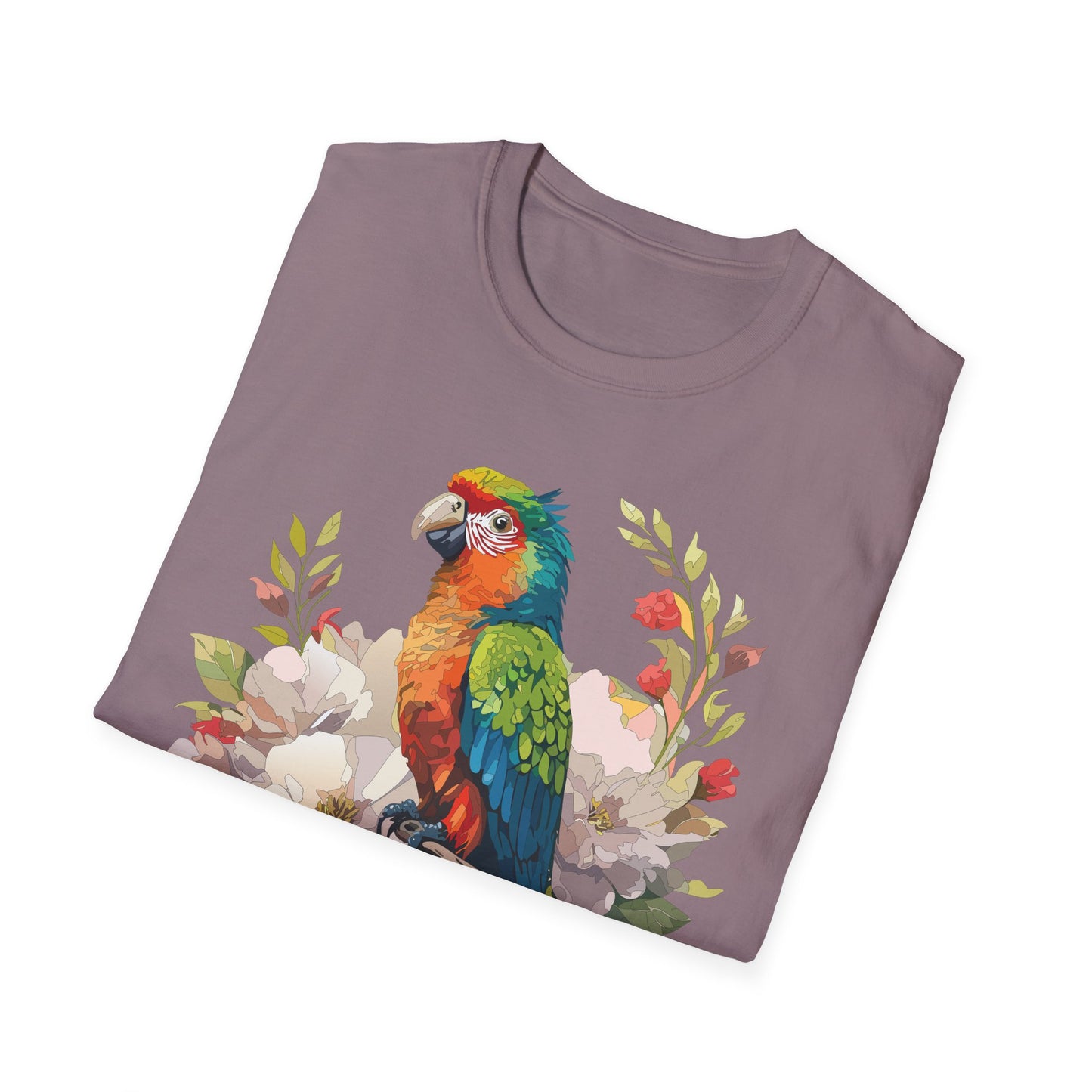Bird T-Shirt, Floral Bird T Shirt, Shirt with Bird, Shirt with Animal