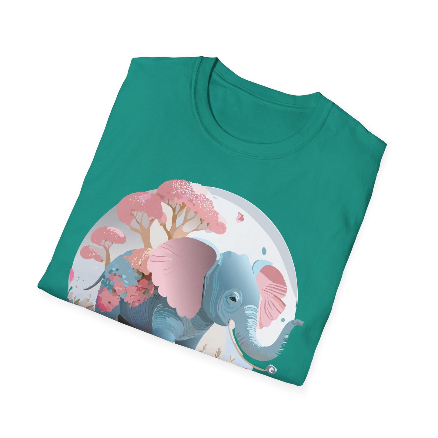 Elephant Shirt, T Shirt with Elephant, Elephant on T Shirt, T Shirt with Animation, Animals Tee Shirt