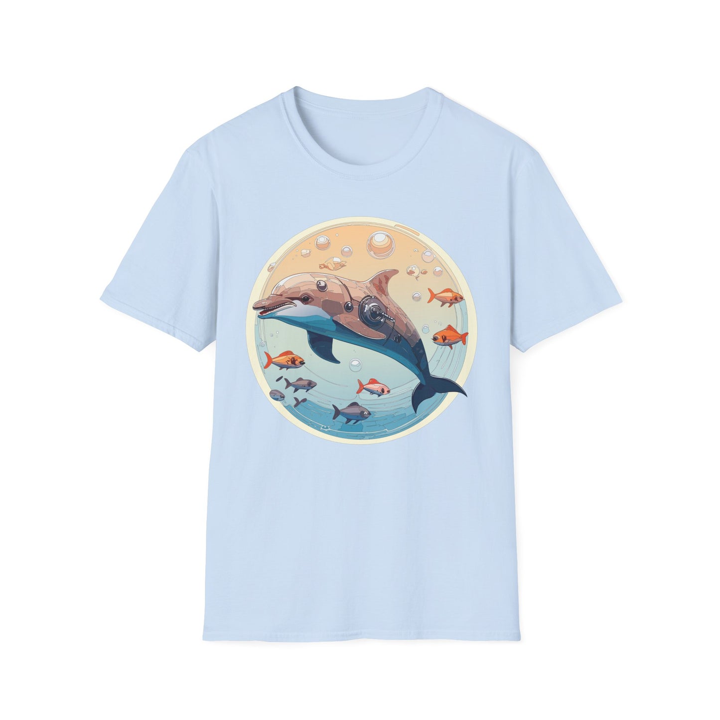 Dolphin Shirts, Shirt with Dolphin, Fish Tee Shirt, Animal Shirt