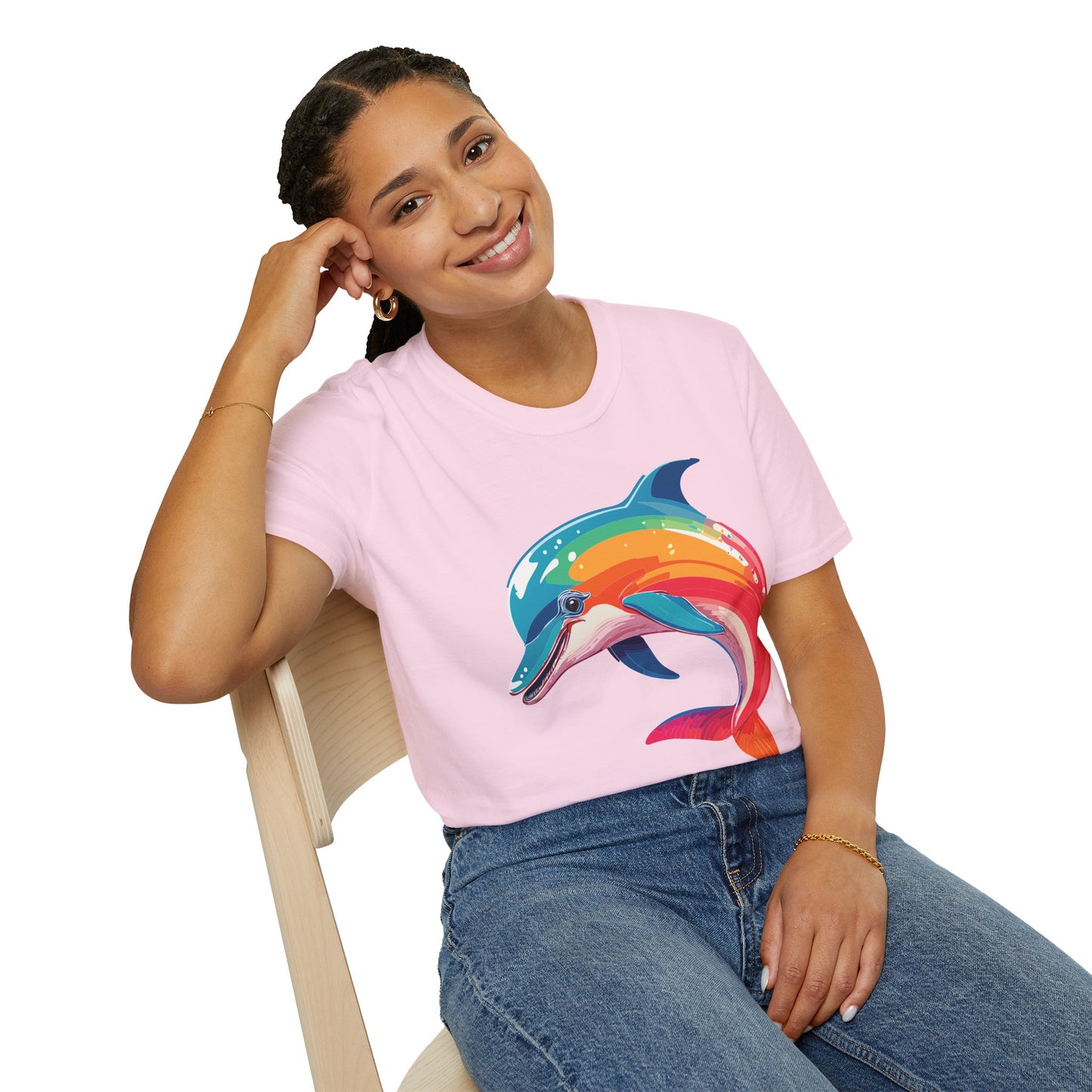 Dolphin Shirts, Shirt with Dolphin, Fish Tee Shirt, Animal Shirt