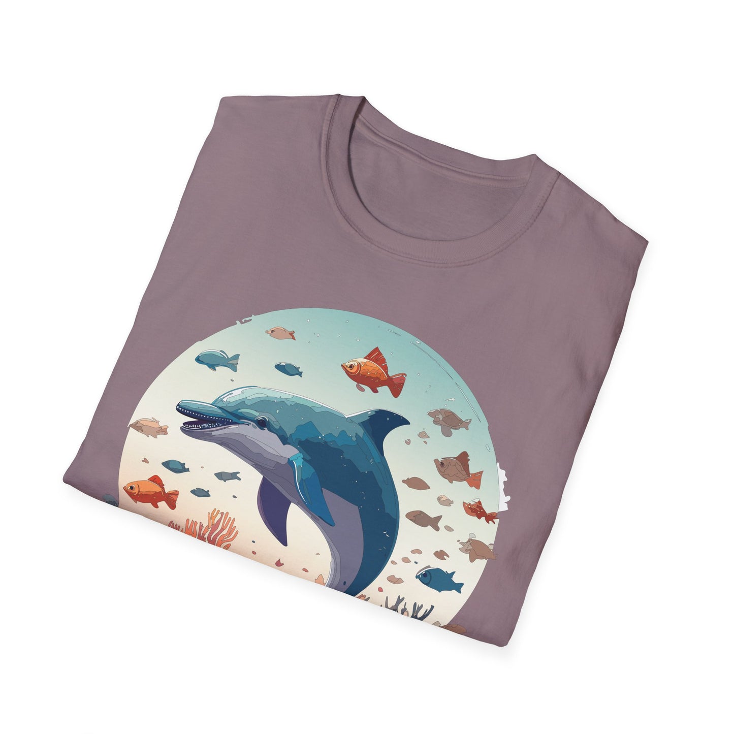 Dolphin Shirts, Shirt with Dolphin, Fish Tee Shirt, Animal Shirt