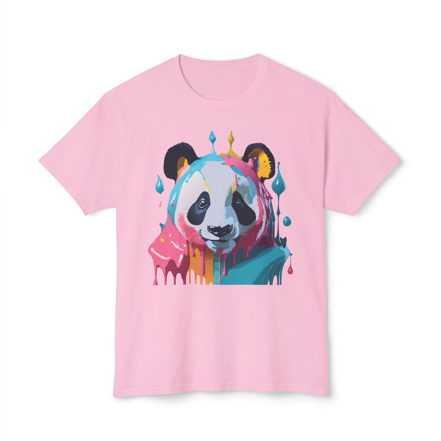 Panda T-Shirt, Vintage Panda Tee, Floral Tees, Panda Art Design Shirt, Tee Shirt with Panda Art 5