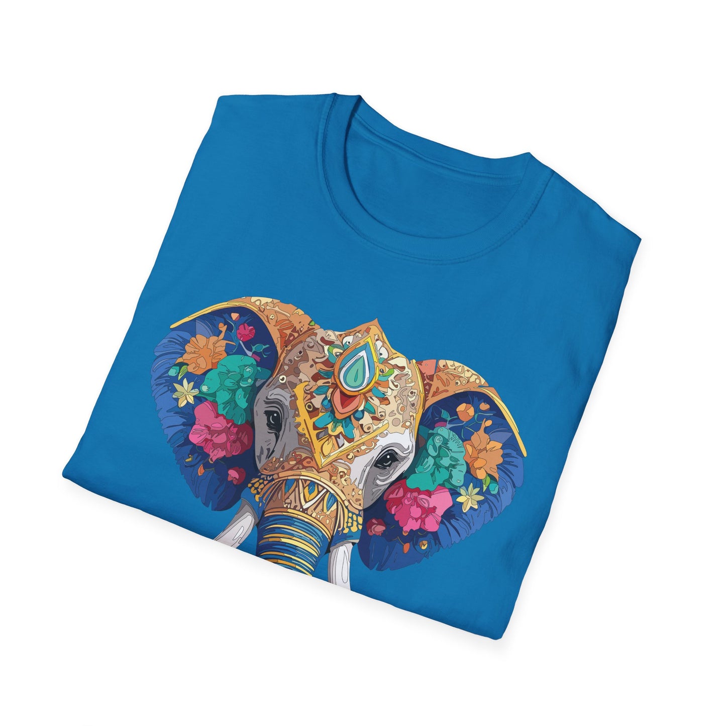 Elephant Shirt, T Shirt with Elephant, Elephant on T Shirt, T Shirt with Animation, Animals Tee Shirt