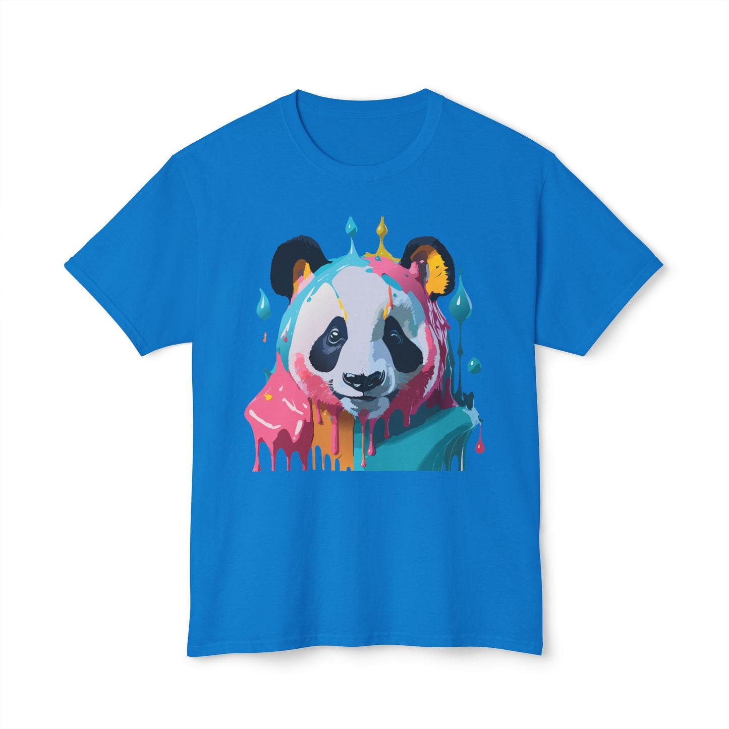 Panda T-Shirt, Vintage Panda Tee, Floral Tees, Panda Art Design Shirt, Tee Shirt with Panda Art 5