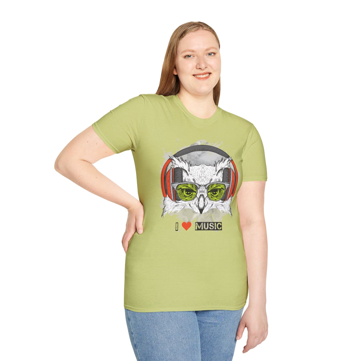 I love Music Animals Shirts, Shirt with Animals, Animals with Headphones Shirt