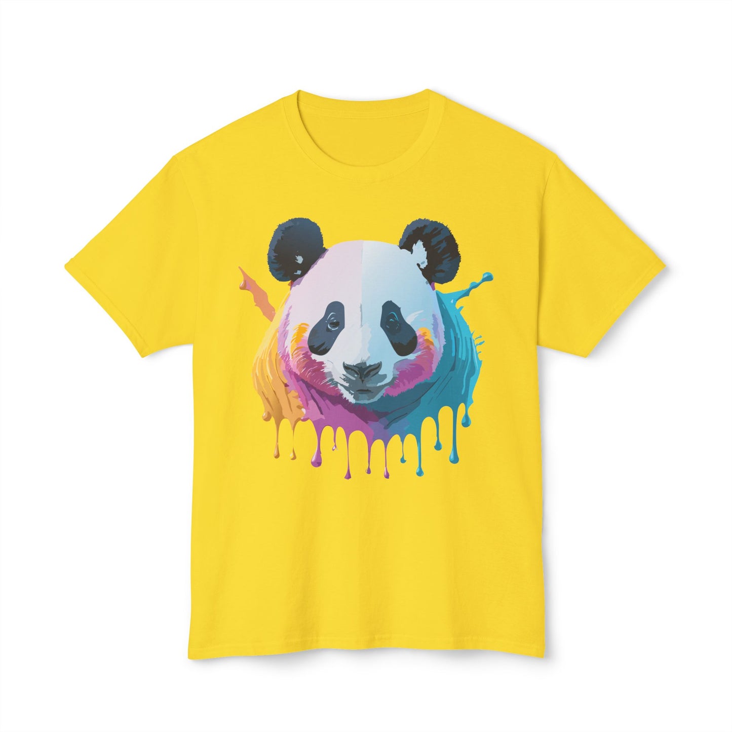 Panda T-Shirt, Vintage Panda Tee, Floral Tees, Panda Art Design Shirt, Tee Shirt with Panda Art 2