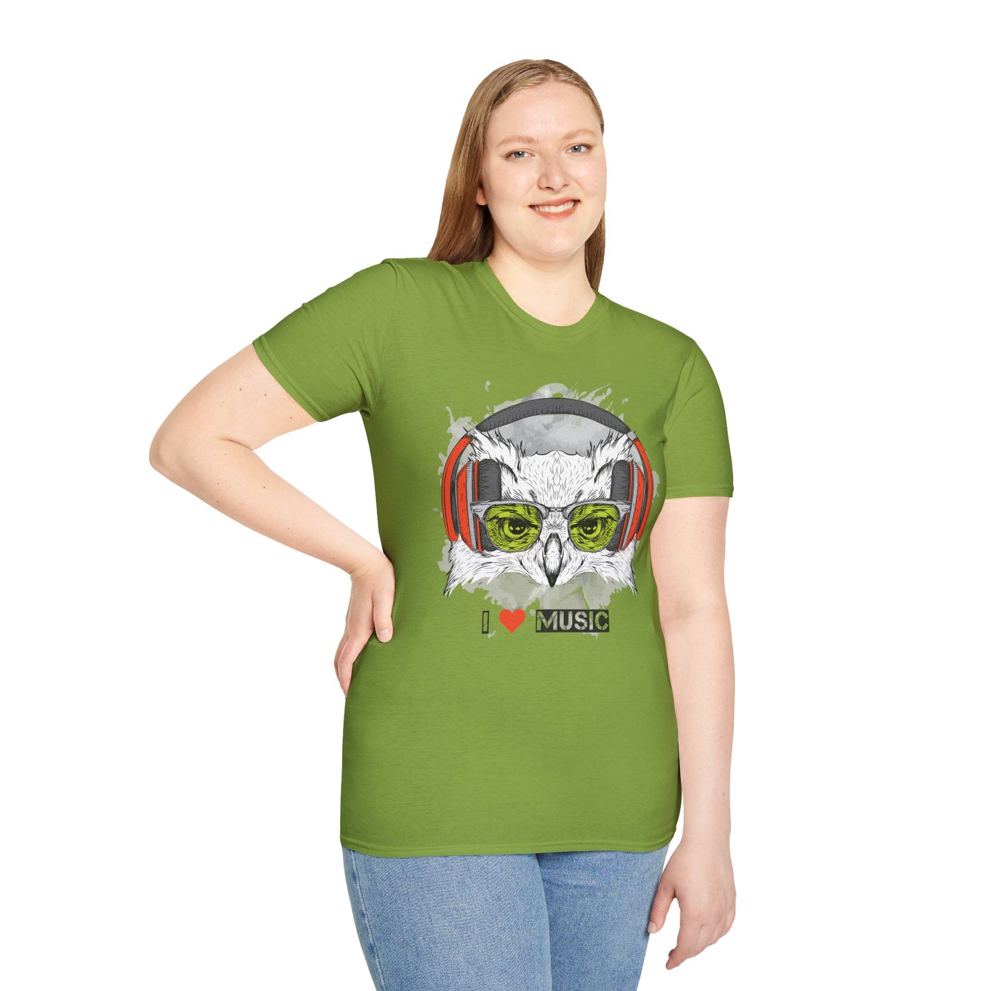 I love Music Animals Shirts, Shirt with Animals, Animals with Headphones Shirt