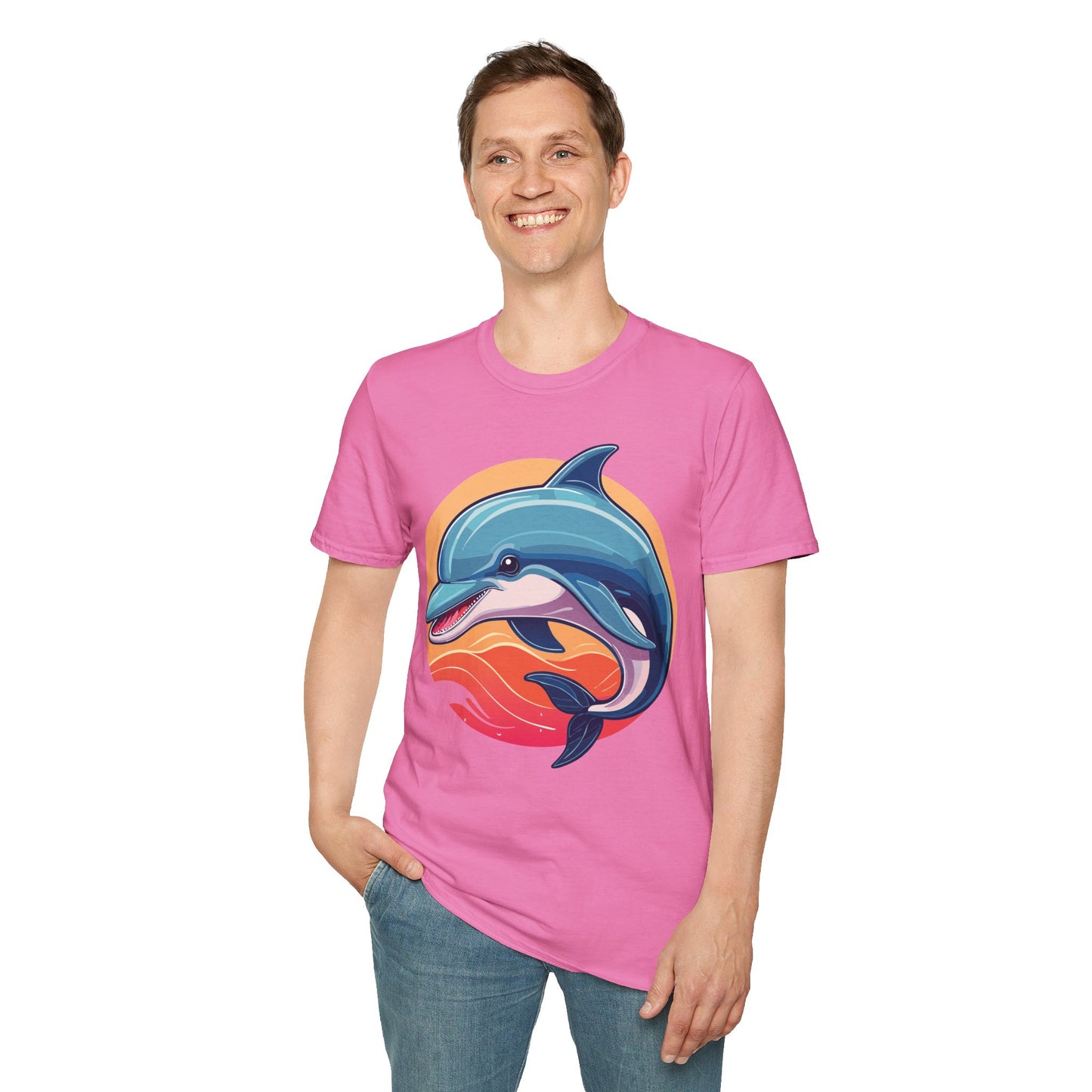 Dolphin Shirts, Shirt with Dolphin, Fish Tee Shirt, Animal Shirt
