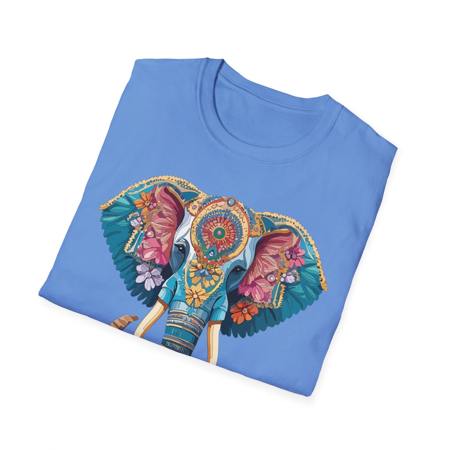Elephant Shirt, T Shirt with Elephant, Elephant on T Shirt, T Shirt with Animation, Animals Tee Shirt