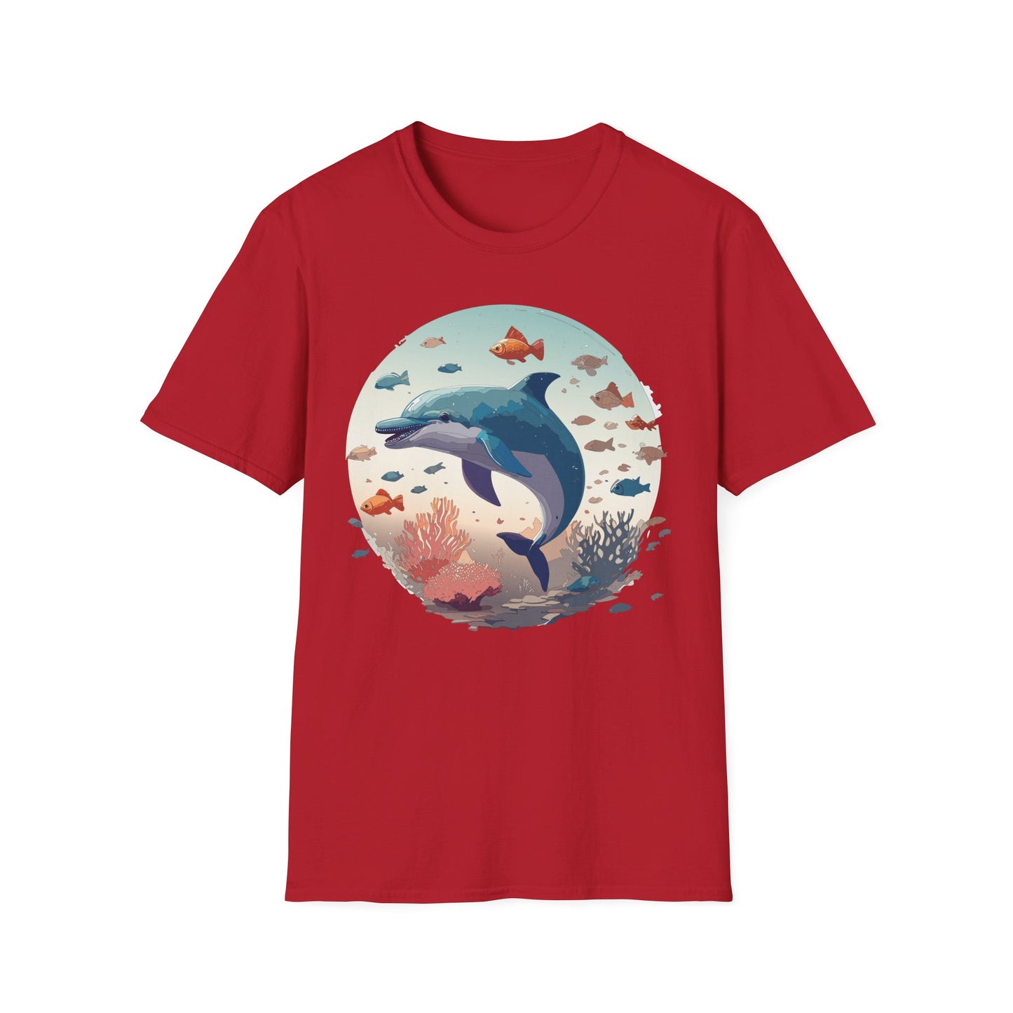Dolphin Shirts, Shirt with Dolphin, Fish Tee Shirt, Animal Shirt