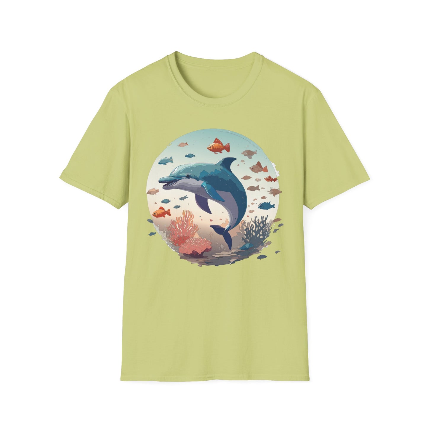 Dolphin Shirts, Shirt with Dolphin, Fish Tee Shirt, Animal Shirt