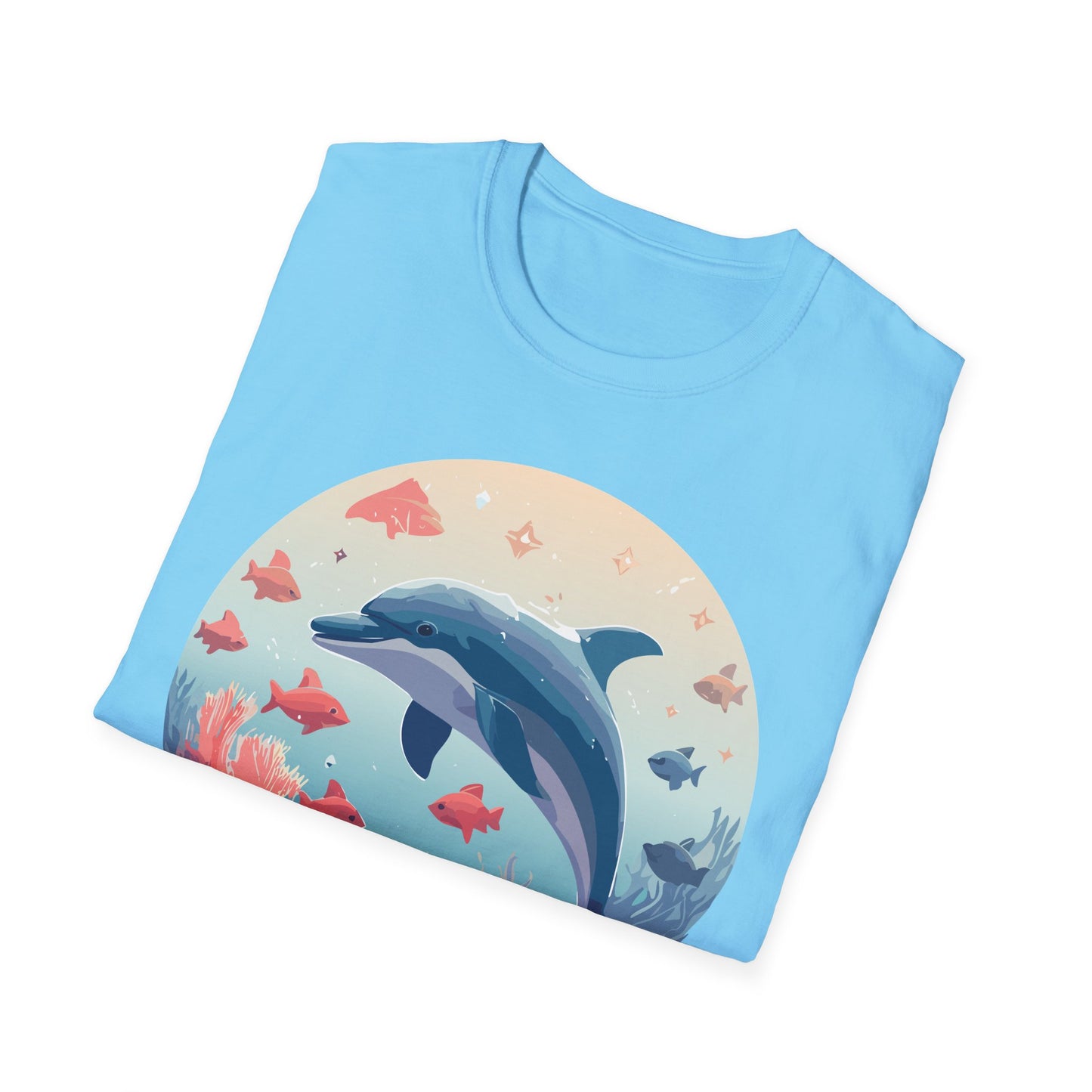Dolphin Shirts, Shirt with Dolphin, Fish Tee Shirt, Animal Shirt