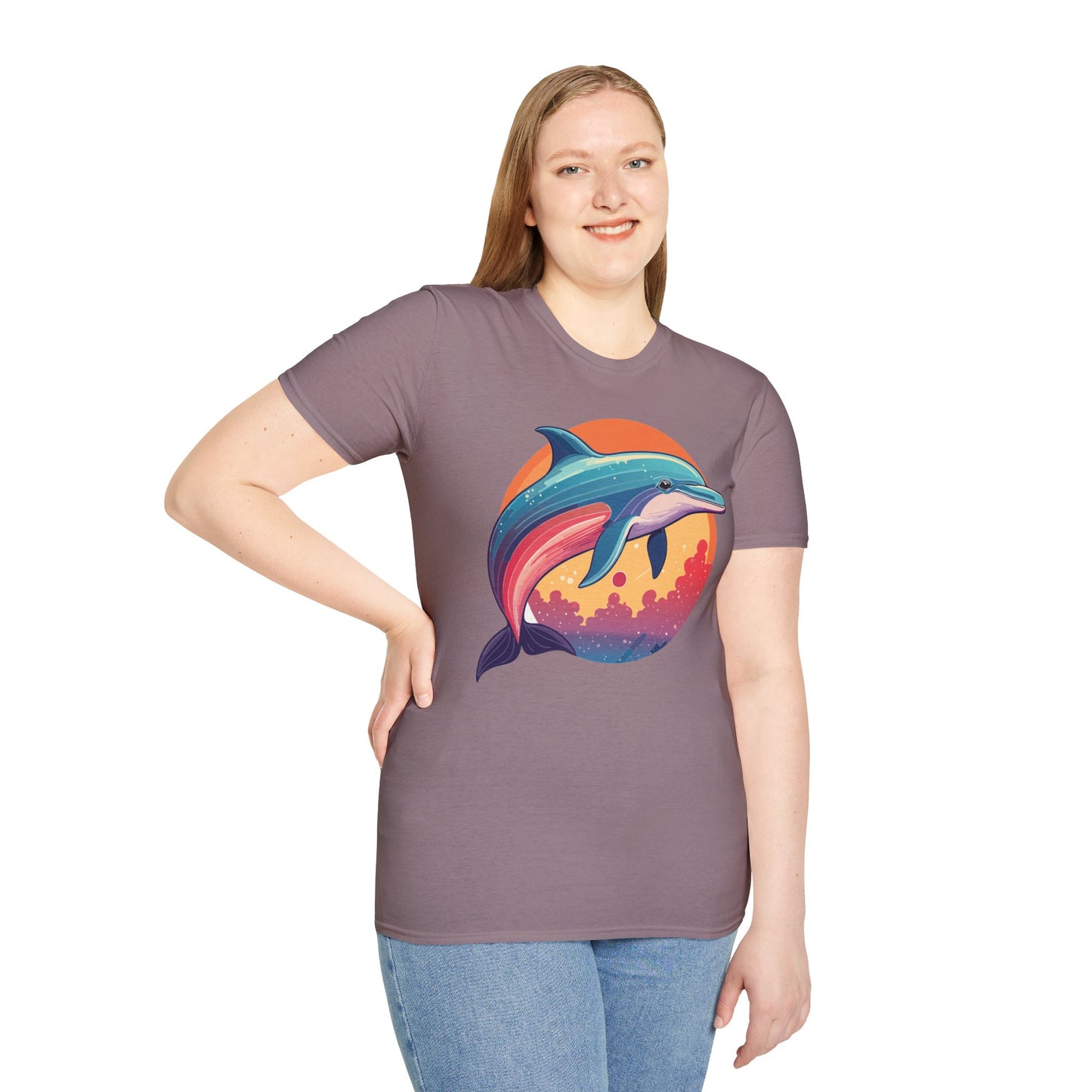 Dolphin Shirts, Shirt with Dolphin, Fish Tee Shirt, Animal Shirt