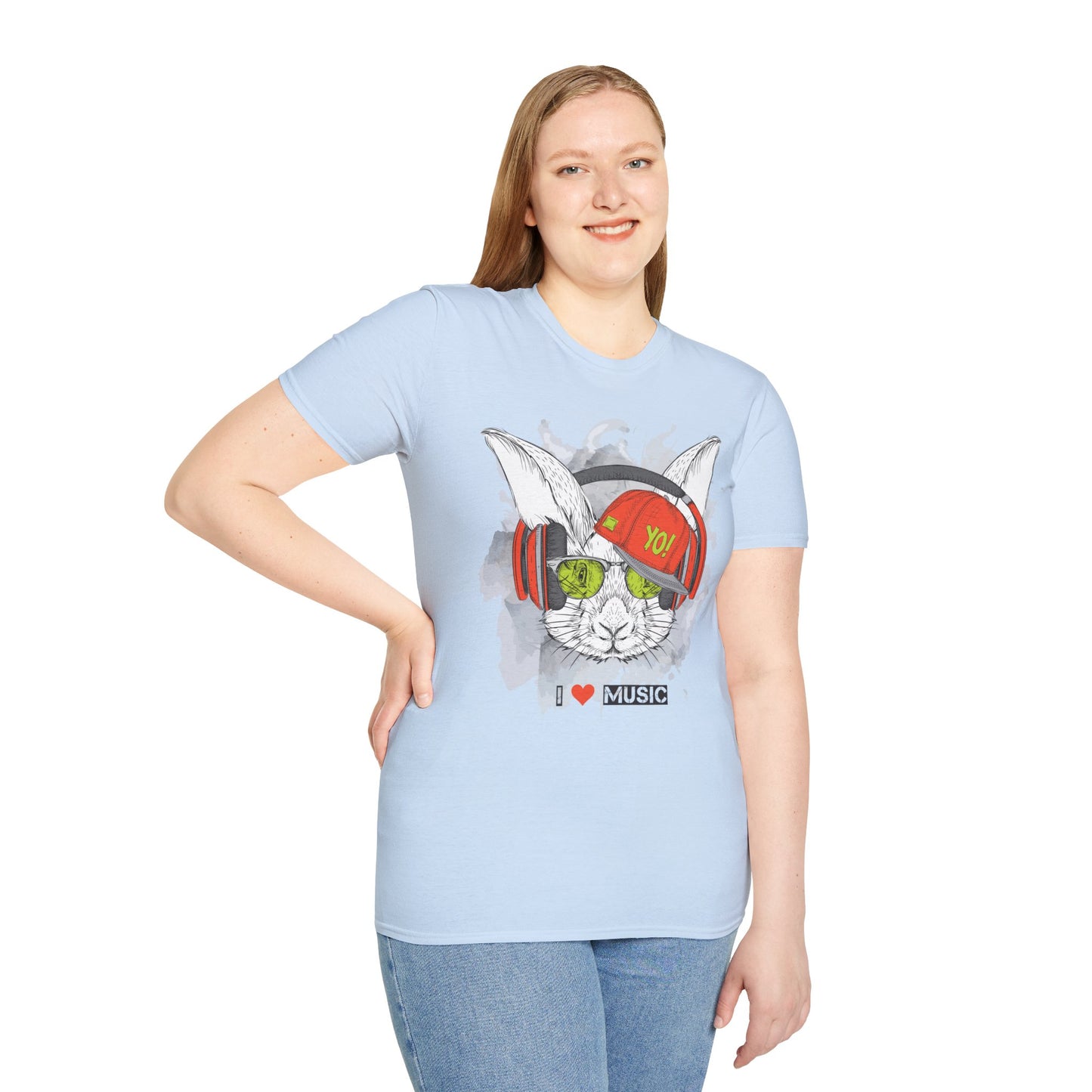 I love Music Animals Shirts, Shirt with Animals, Animals with Headphones Shirt