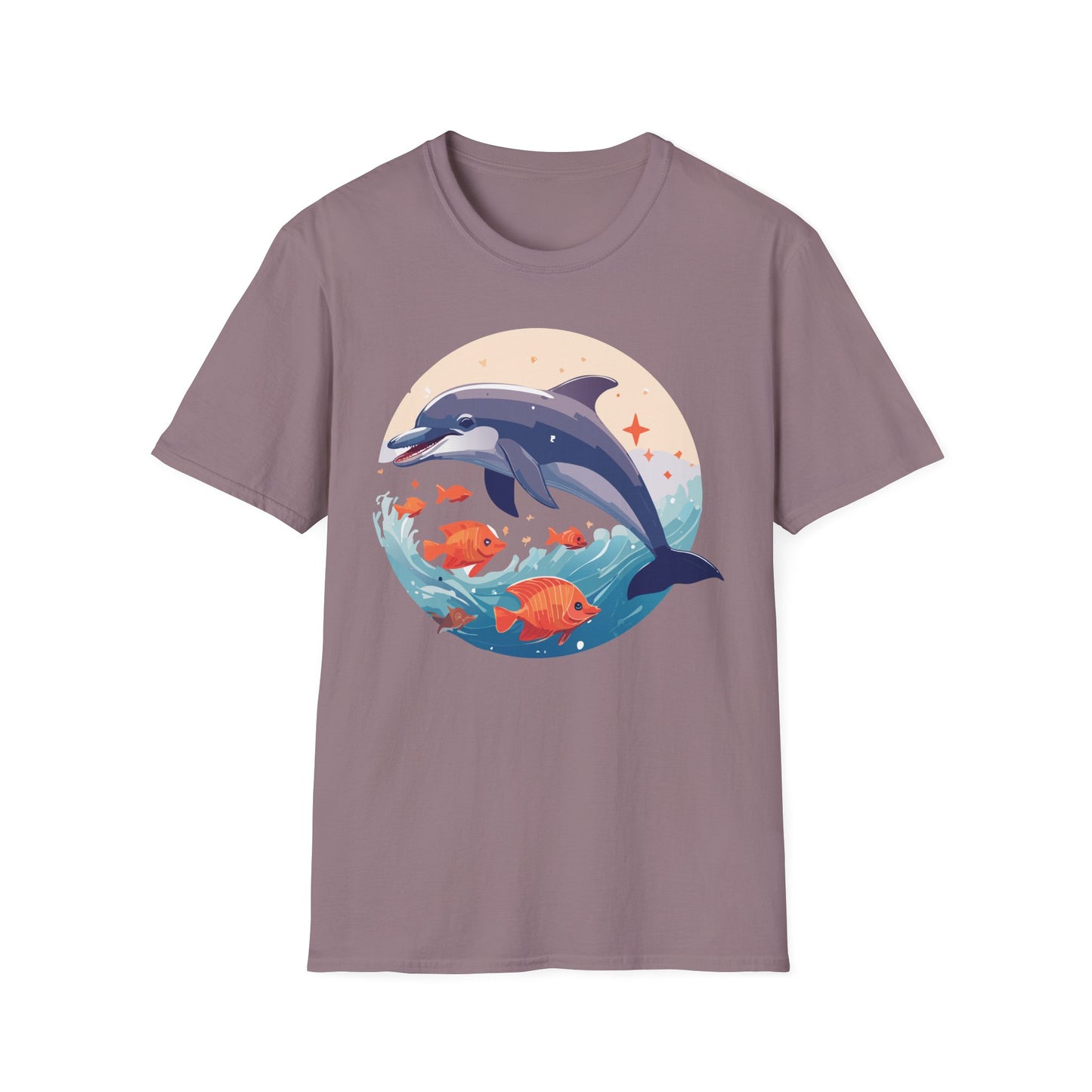 Dolphin Shirts, Shirt with Dolphin, Fish Tee Shirt, Animal Shirt