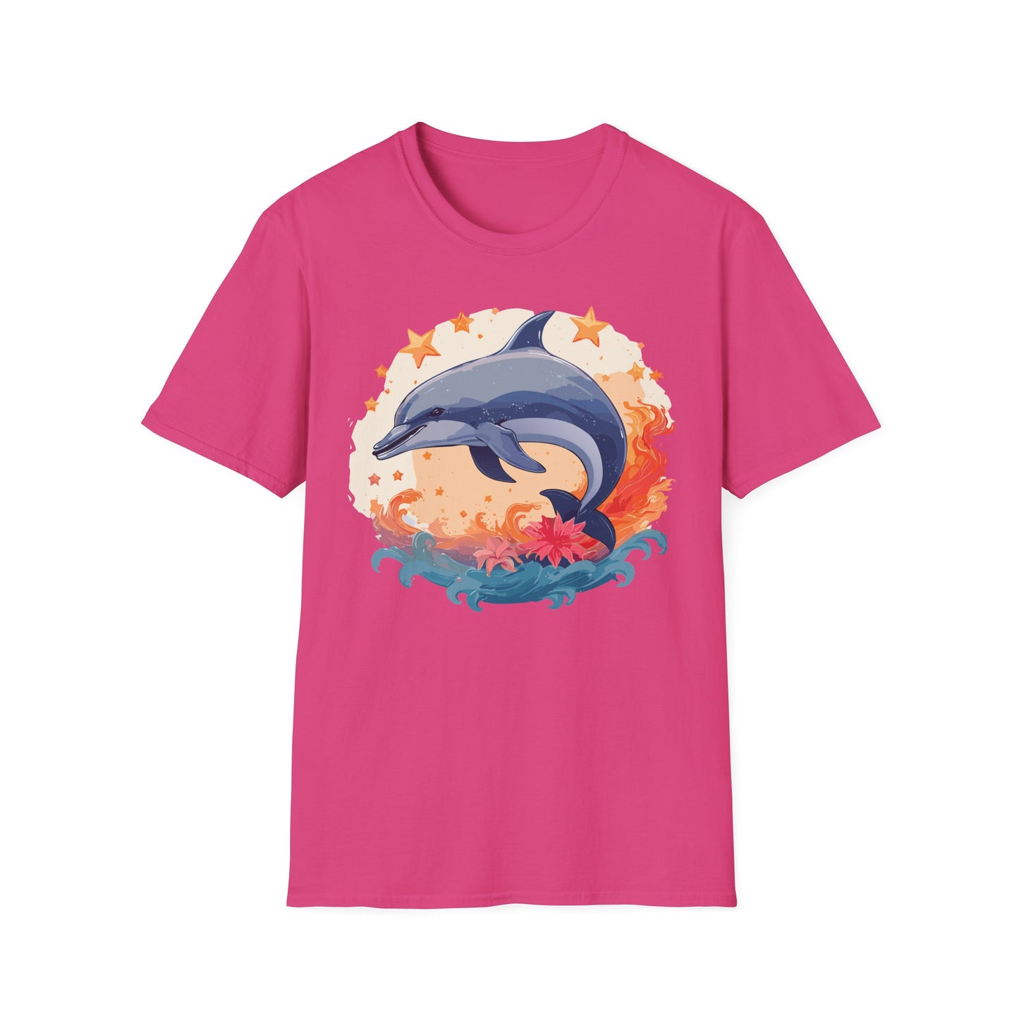 Dolphin Shirts, Shirt with Dolphin, Fish Tee Shirt, Animal Shirt