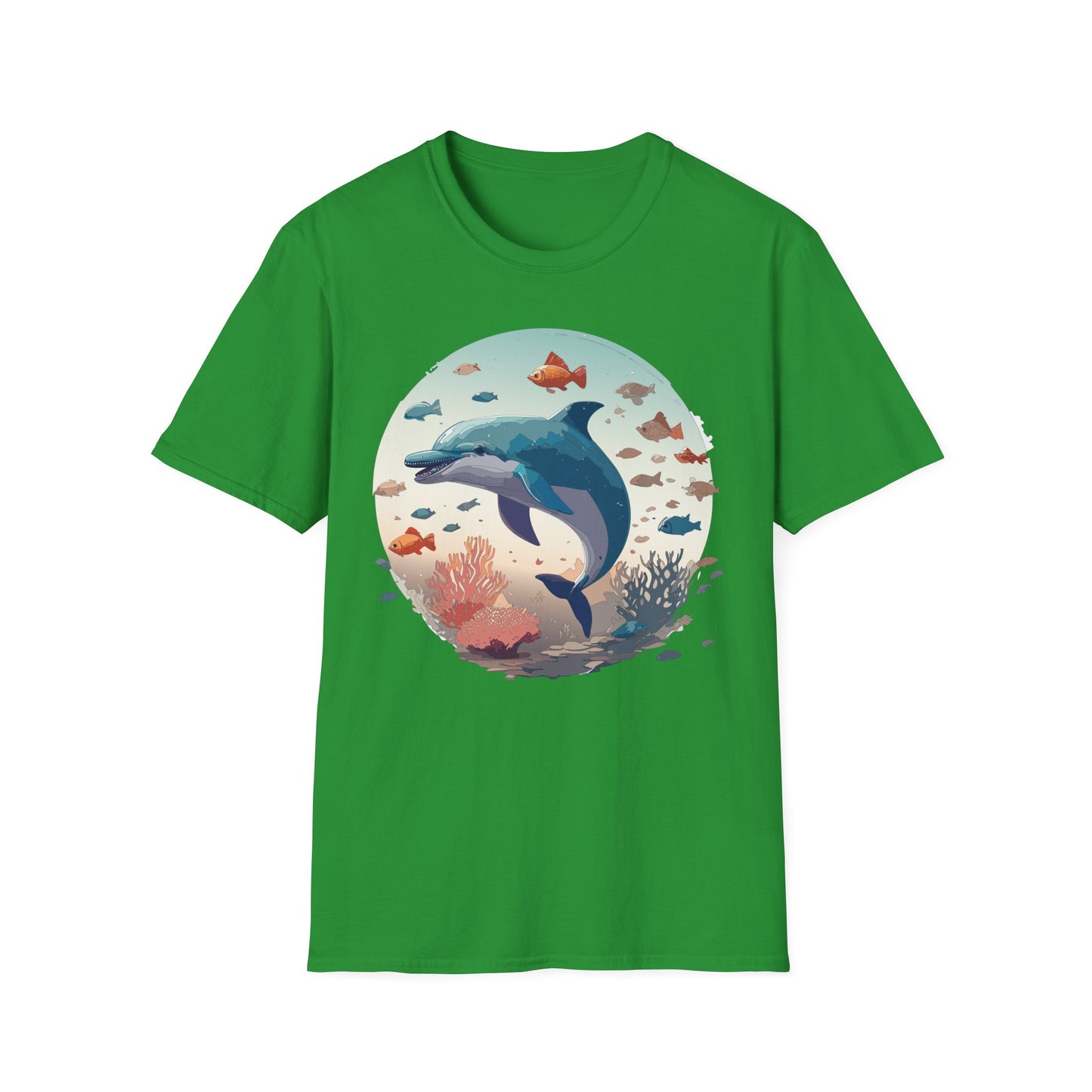 Dolphin Shirts, Shirt with Dolphin, Fish Tee Shirt, Animal Shirt
