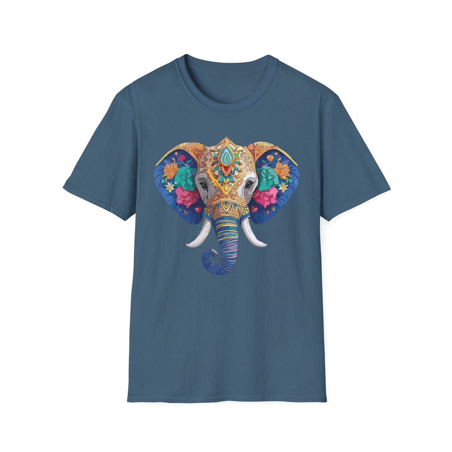 Elephant Shirt, T Shirt with Elephant, Elephant on T Shirt, T Shirt with Animation, Animals Tee Shirt