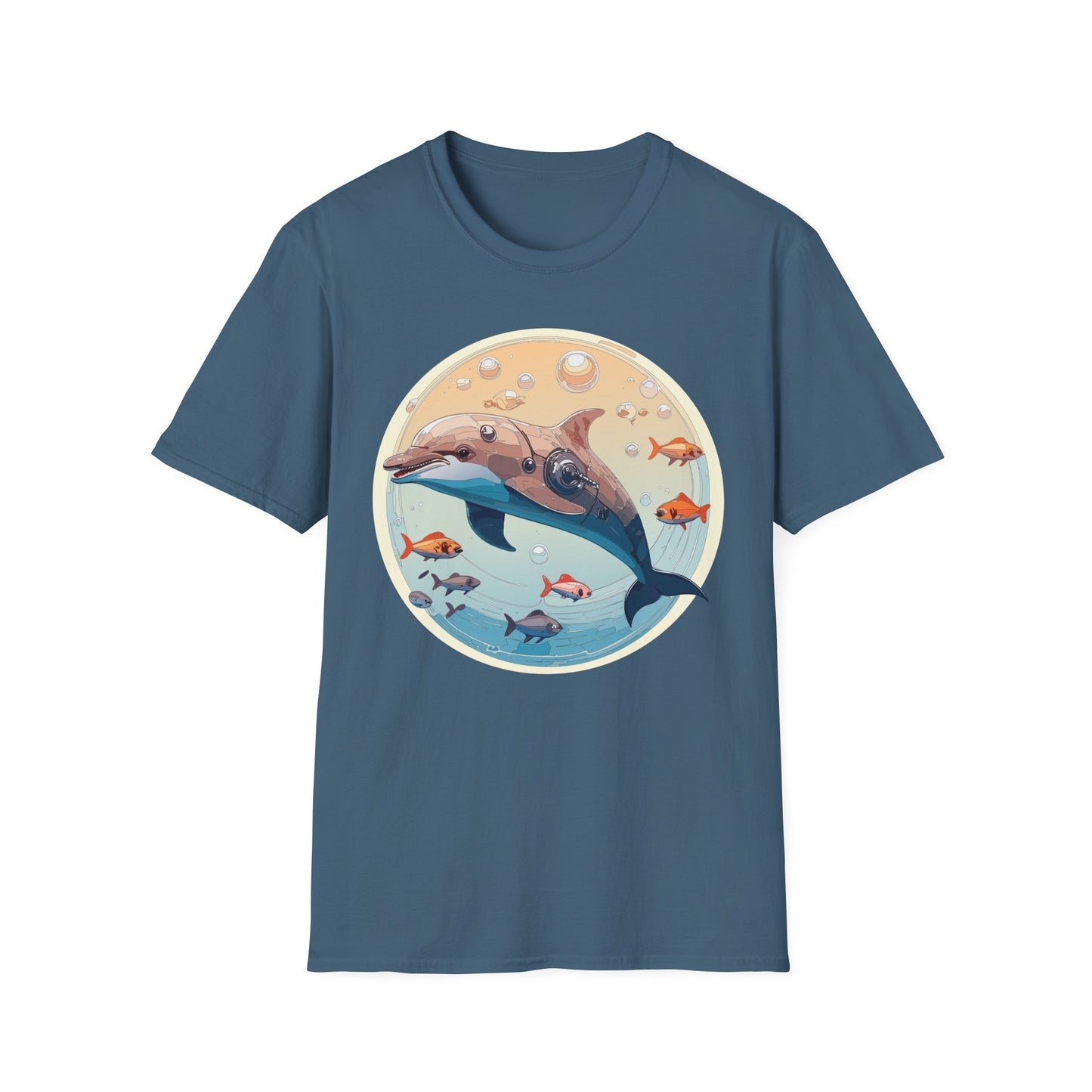 Dolphin Shirts, Shirt with Dolphin, Fish Tee Shirt, Animal Shirt