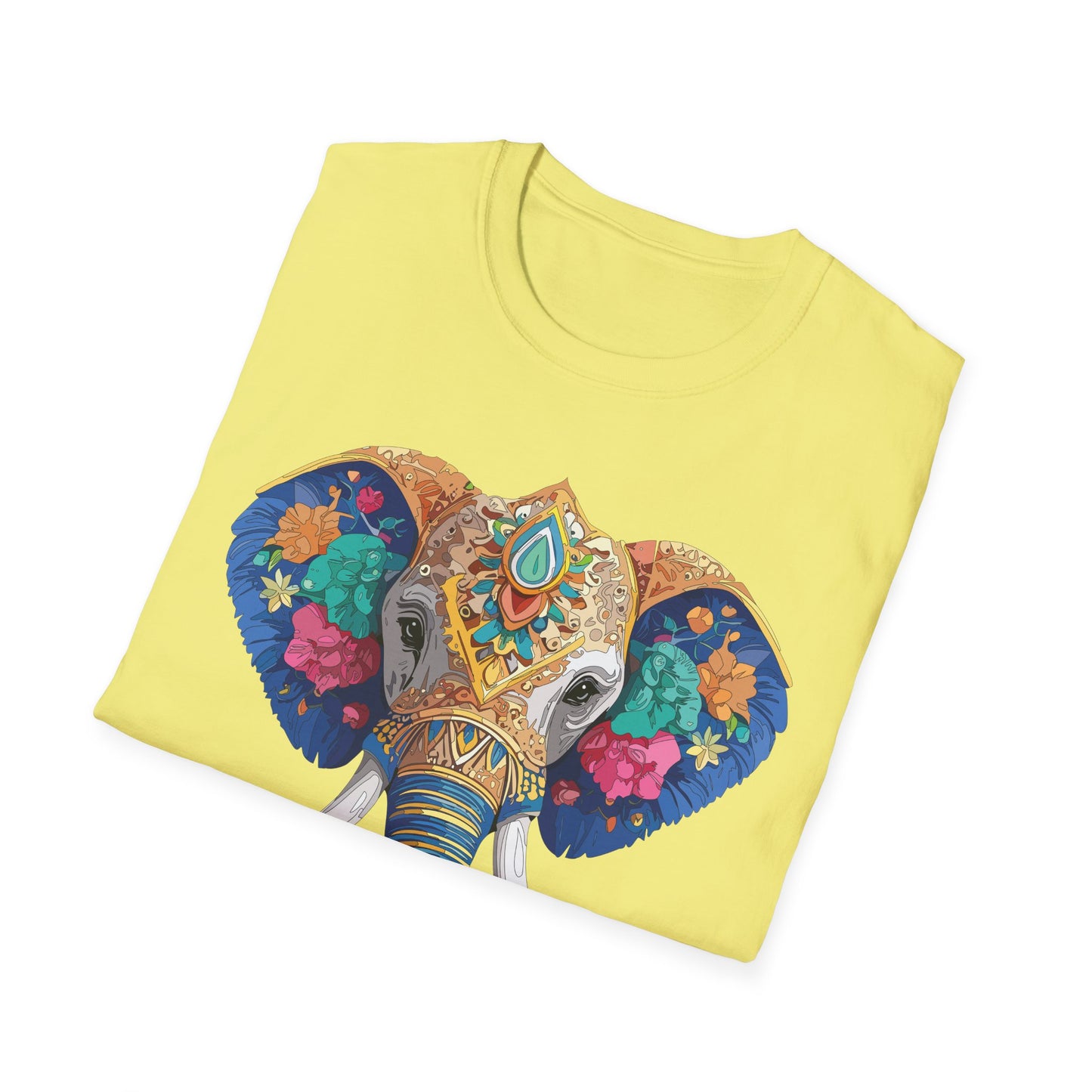 Elephant Shirt, T Shirt with Elephant, Elephant on T Shirt, T Shirt with Animation, Animals Tee Shirt