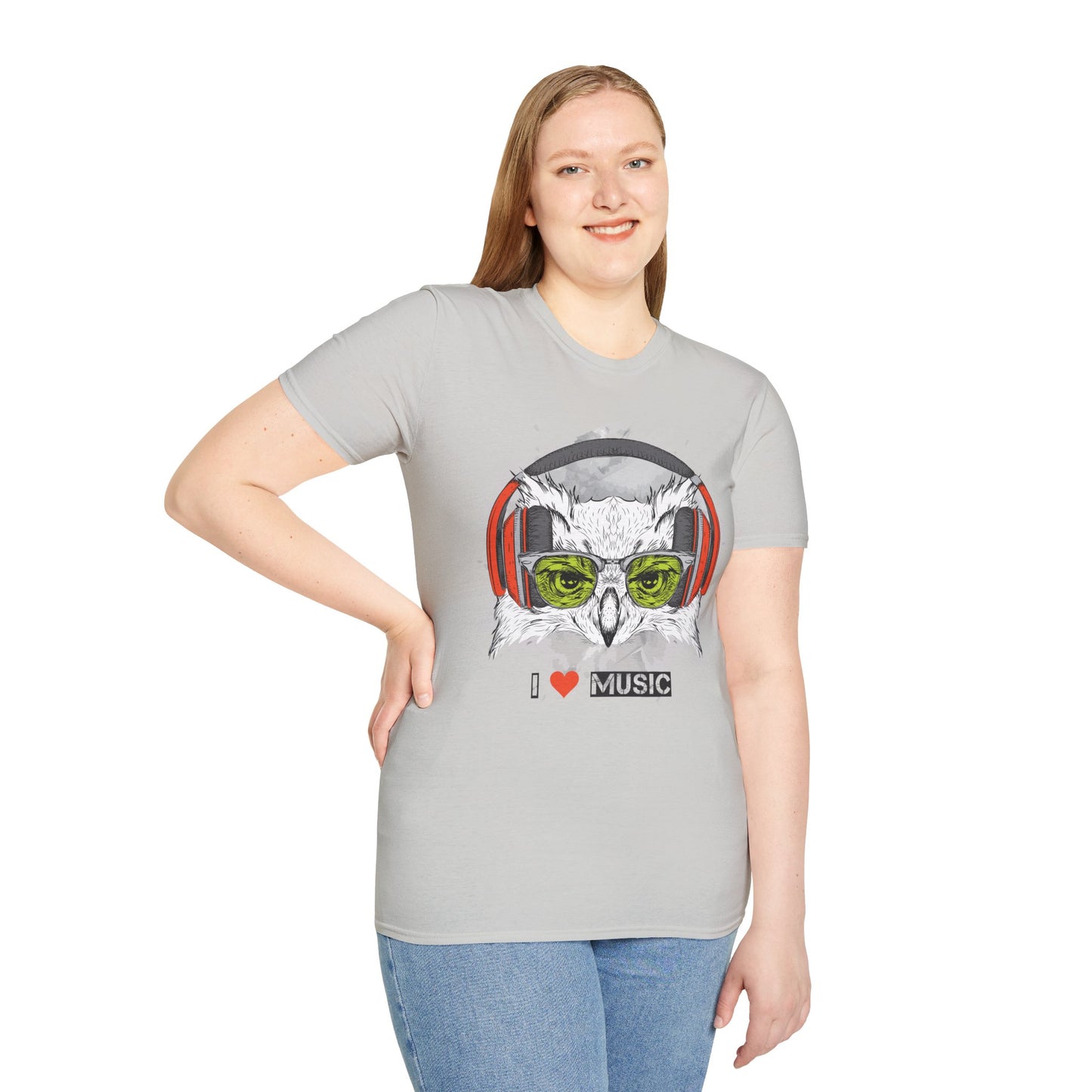 I love Music Animals Shirts, Shirt with Animals, Animals with Headphones Shirt