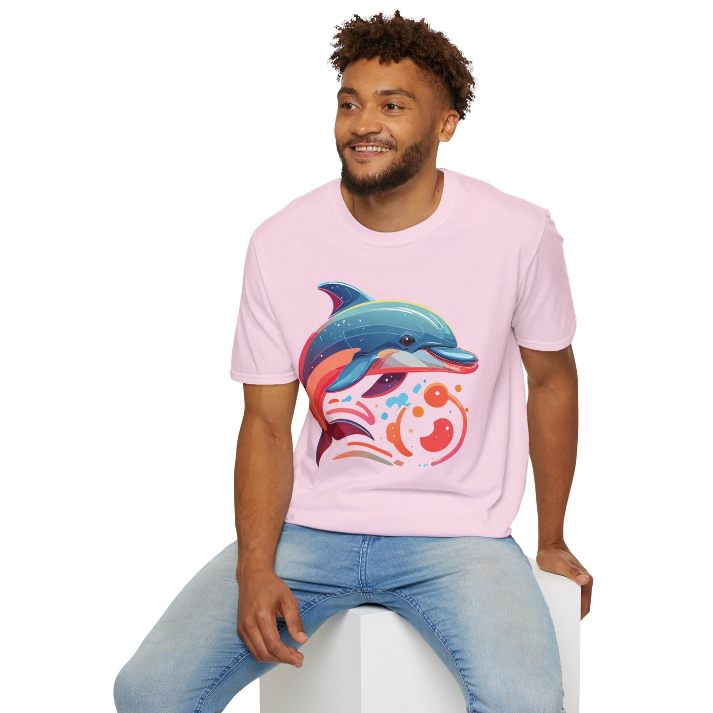 Dolphin Shirts, Shirt with Dolphin, Fish Tee Shirt, Animal Shirt