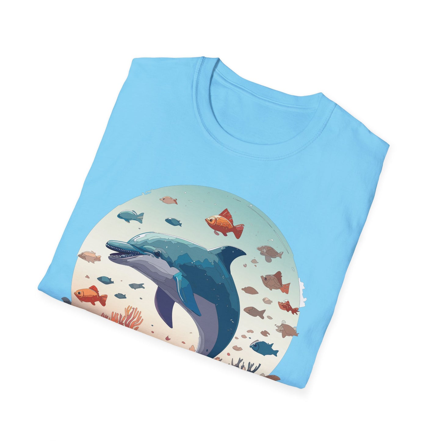 Dolphin Shirts, Shirt with Dolphin, Fish Tee Shirt, Animal Shirt