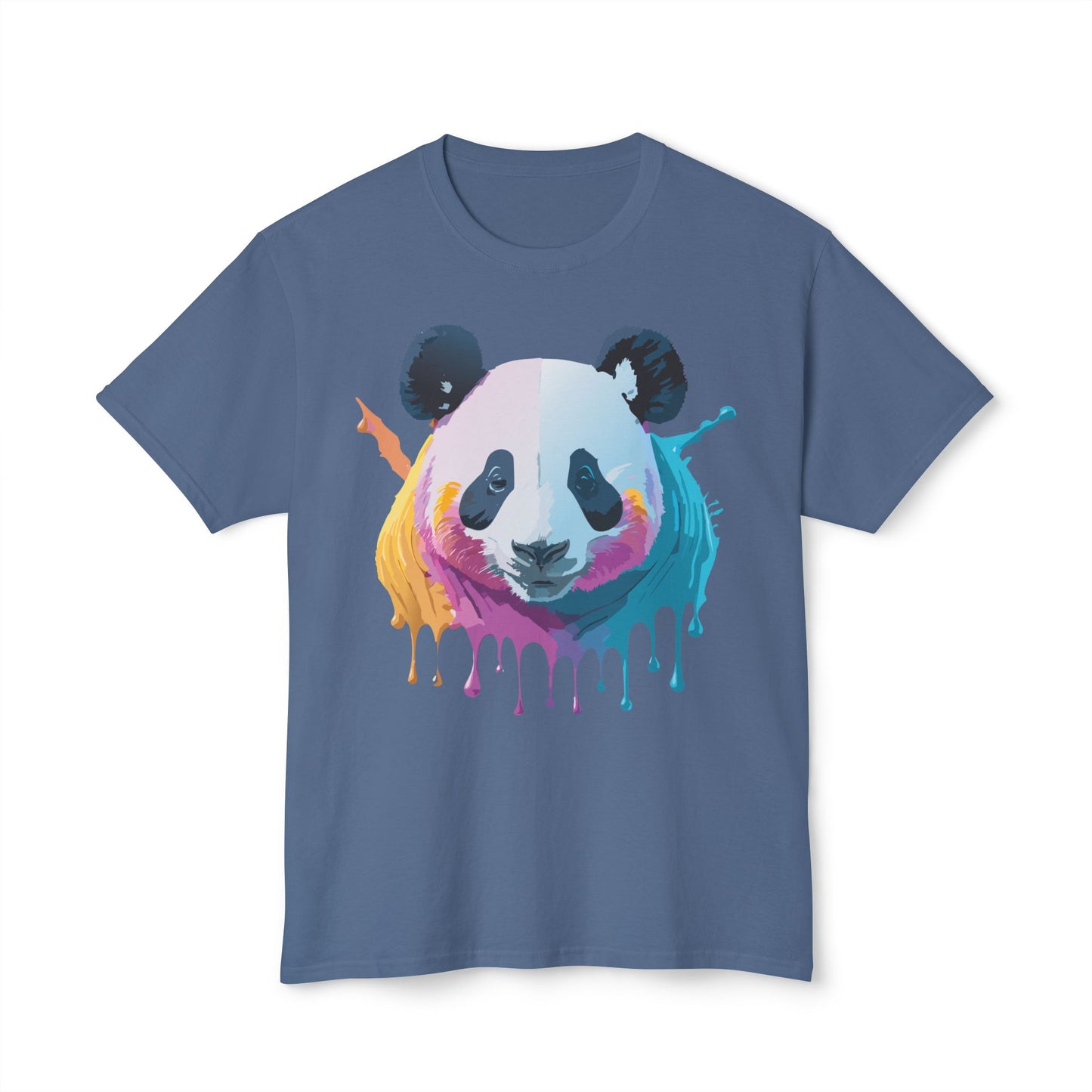 Panda T-Shirt, Vintage Panda Tee, Floral Tees, Panda Art Design Shirt, Tee Shirt with Panda Art 2