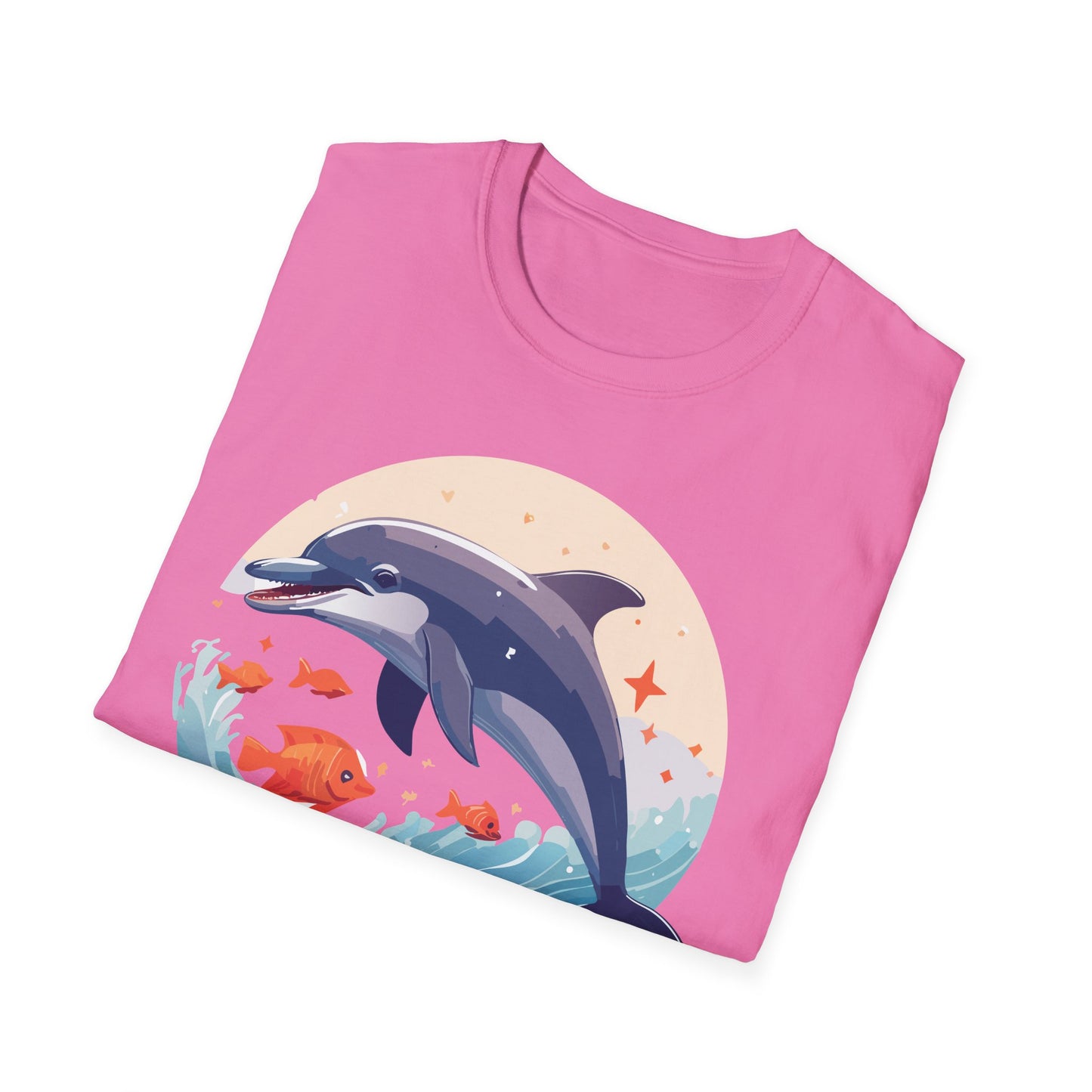 Dolphin Shirts, Shirt with Dolphin, Fish Tee Shirt, Animal Shirt