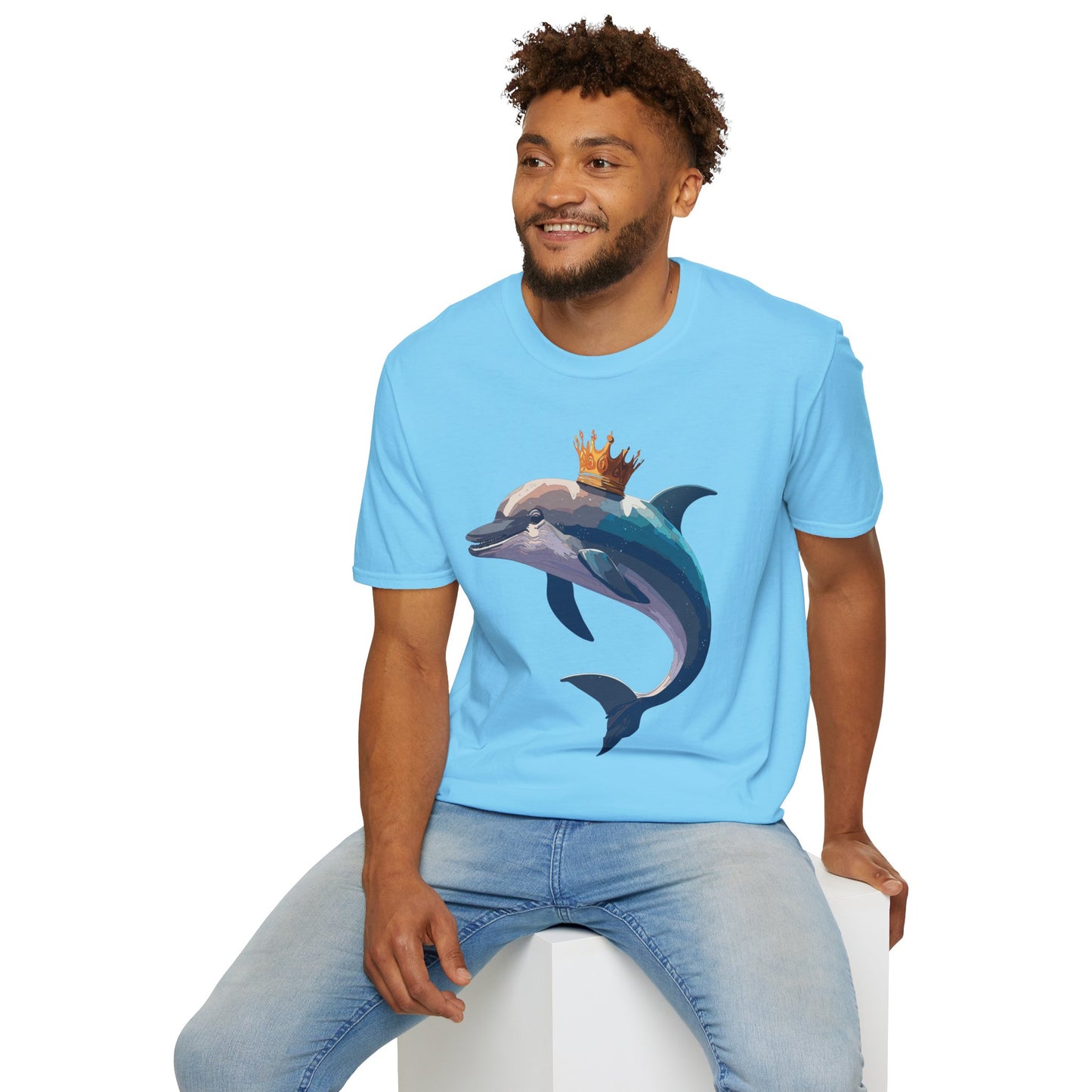 Dolphin Shirts, Shirt with Dolphin, Fish Tee Shirt, Animal Shirt