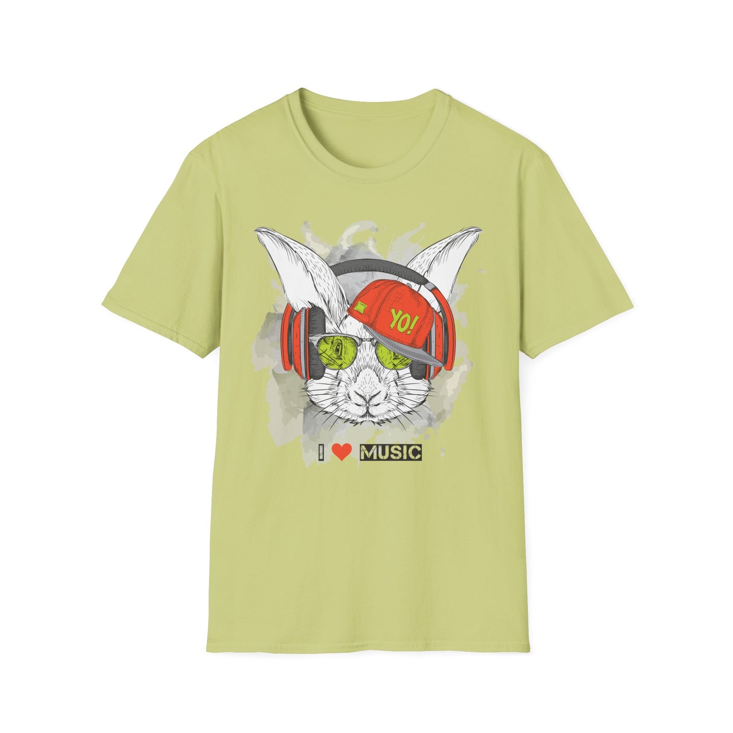 I love Music Animals Shirts, Shirt with Animals, Animals with Headphones Shirt