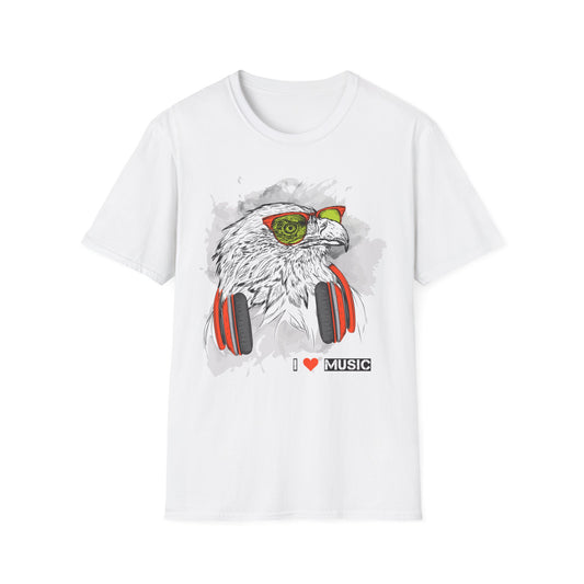 I love Music Animals Shirts, Shirt with Animals, Animals with Headphones Shirt