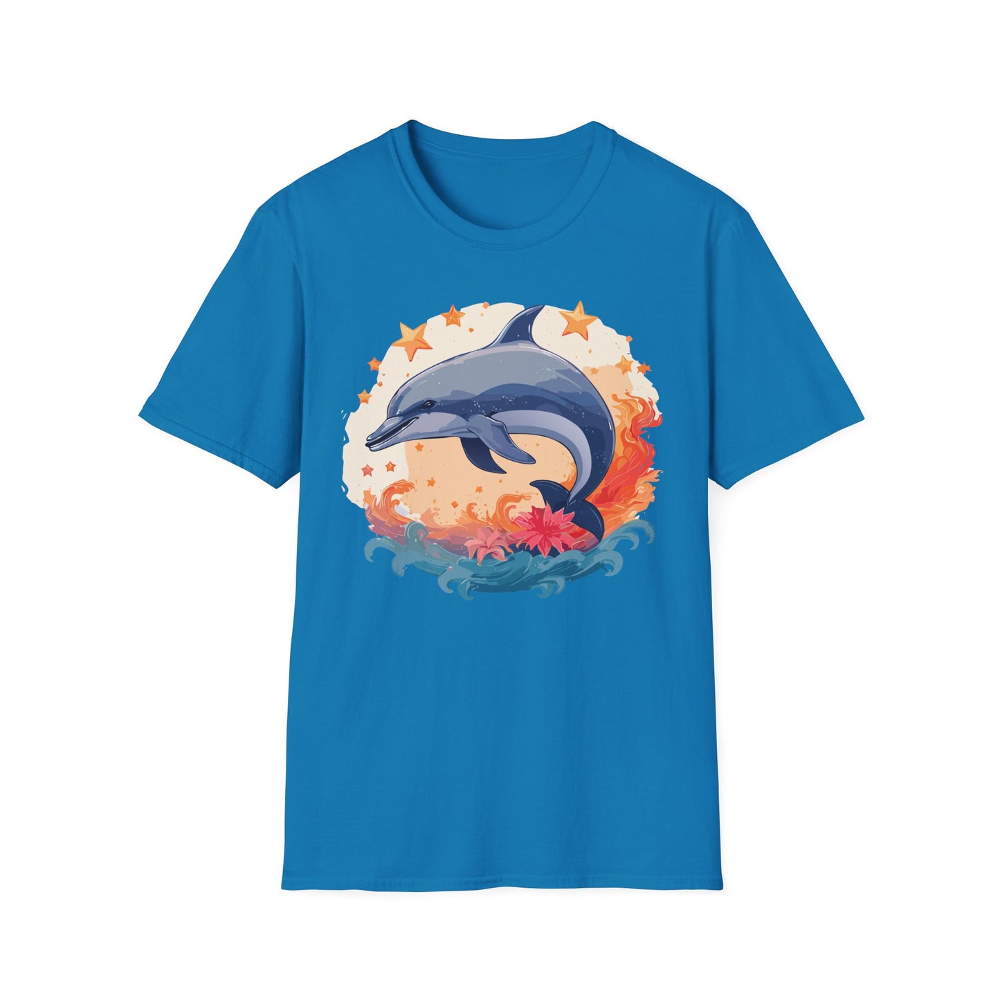 Dolphin Shirts, Shirt with Dolphin, Fish Tee Shirt, Animal Shirt