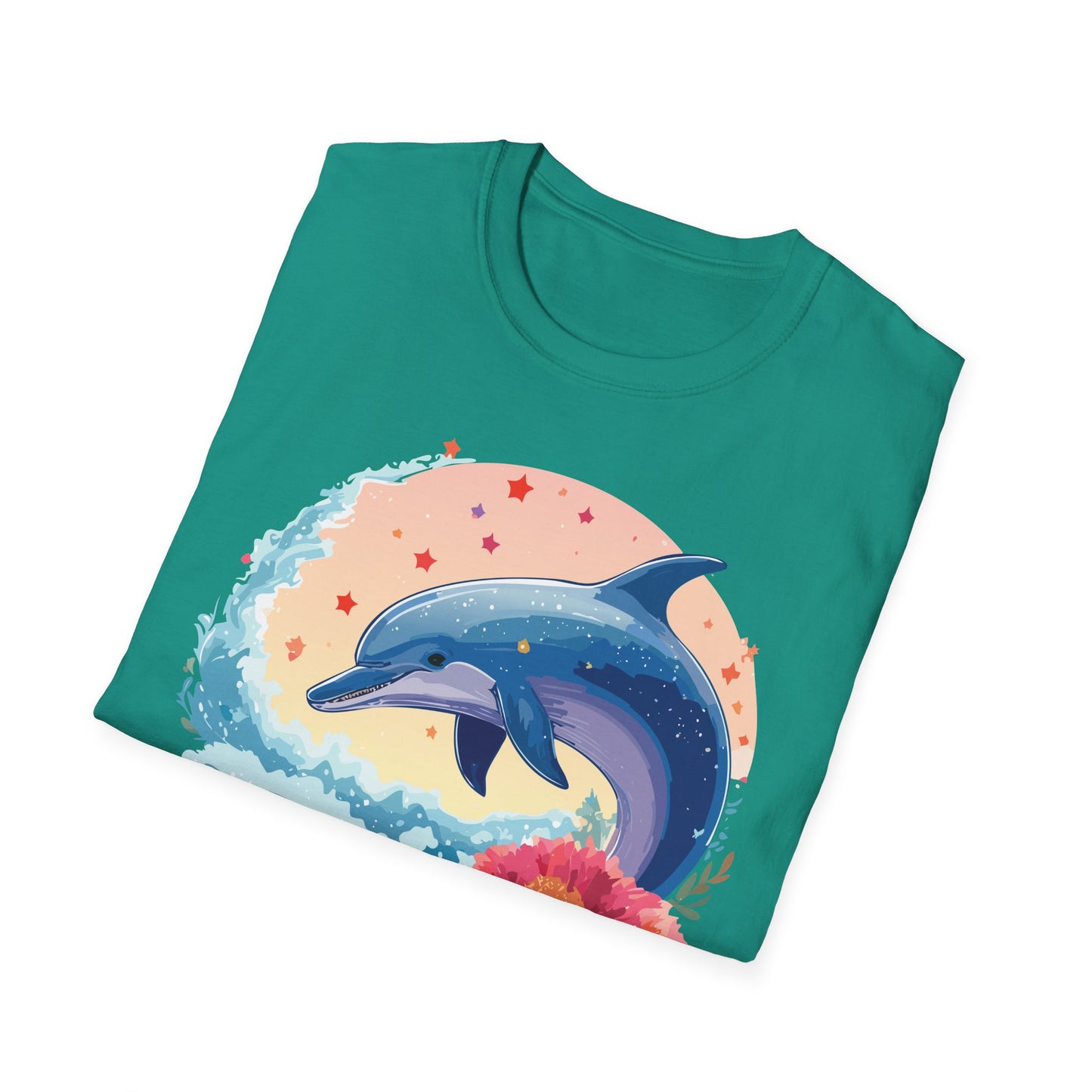 Dolphin Shirts, Shirt with Dolphin, Fish Tee Shirt, Animal Shirt