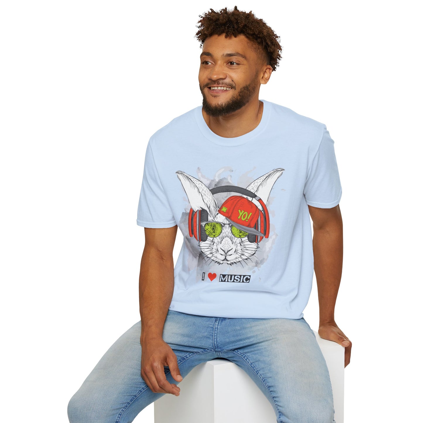I love Music Animals Shirts, Shirt with Animals, Animals with Headphones Shirt
