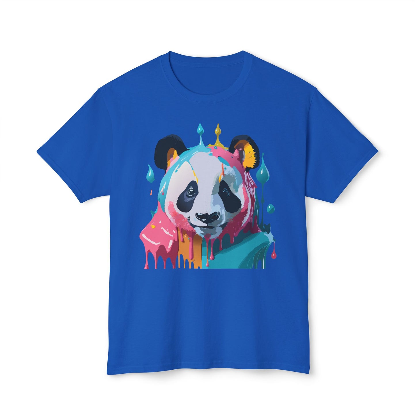 Panda T-Shirt, Vintage Panda Tee, Floral Tees, Panda Art Design Shirt, Tee Shirt with Panda Art 5