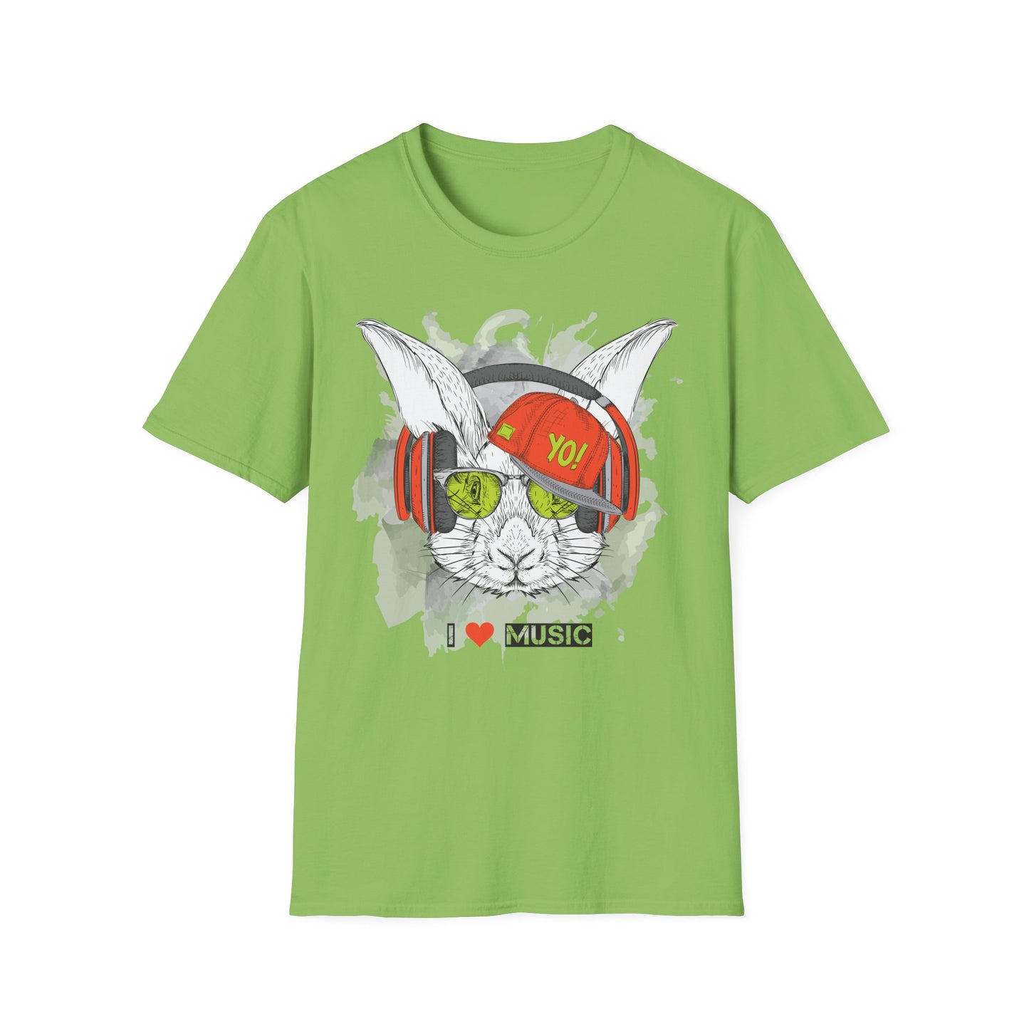 I love Music Animals Shirts, Shirt with Animals, Animals with Headphones Shirt
